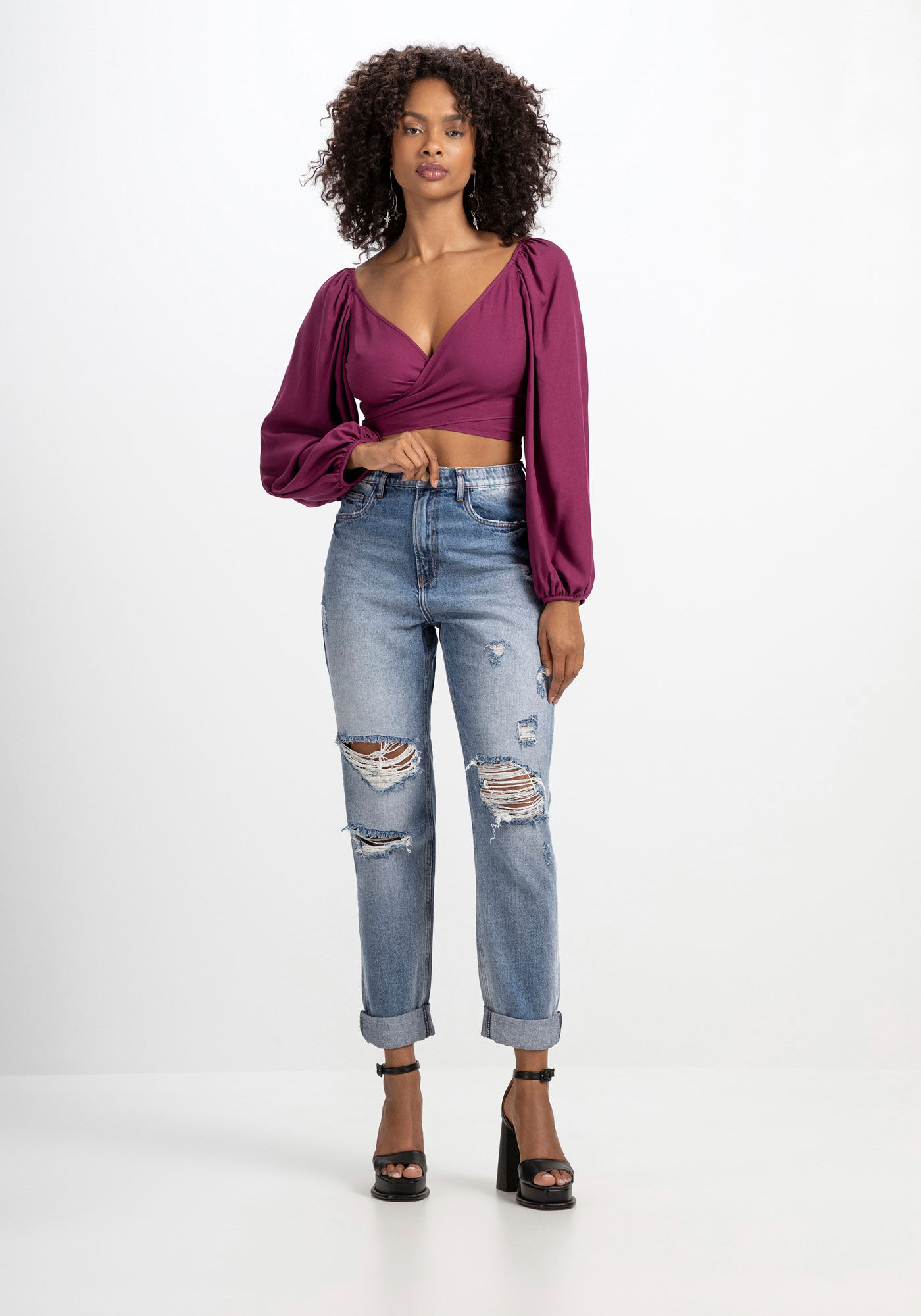 Calças discount jeans 2019