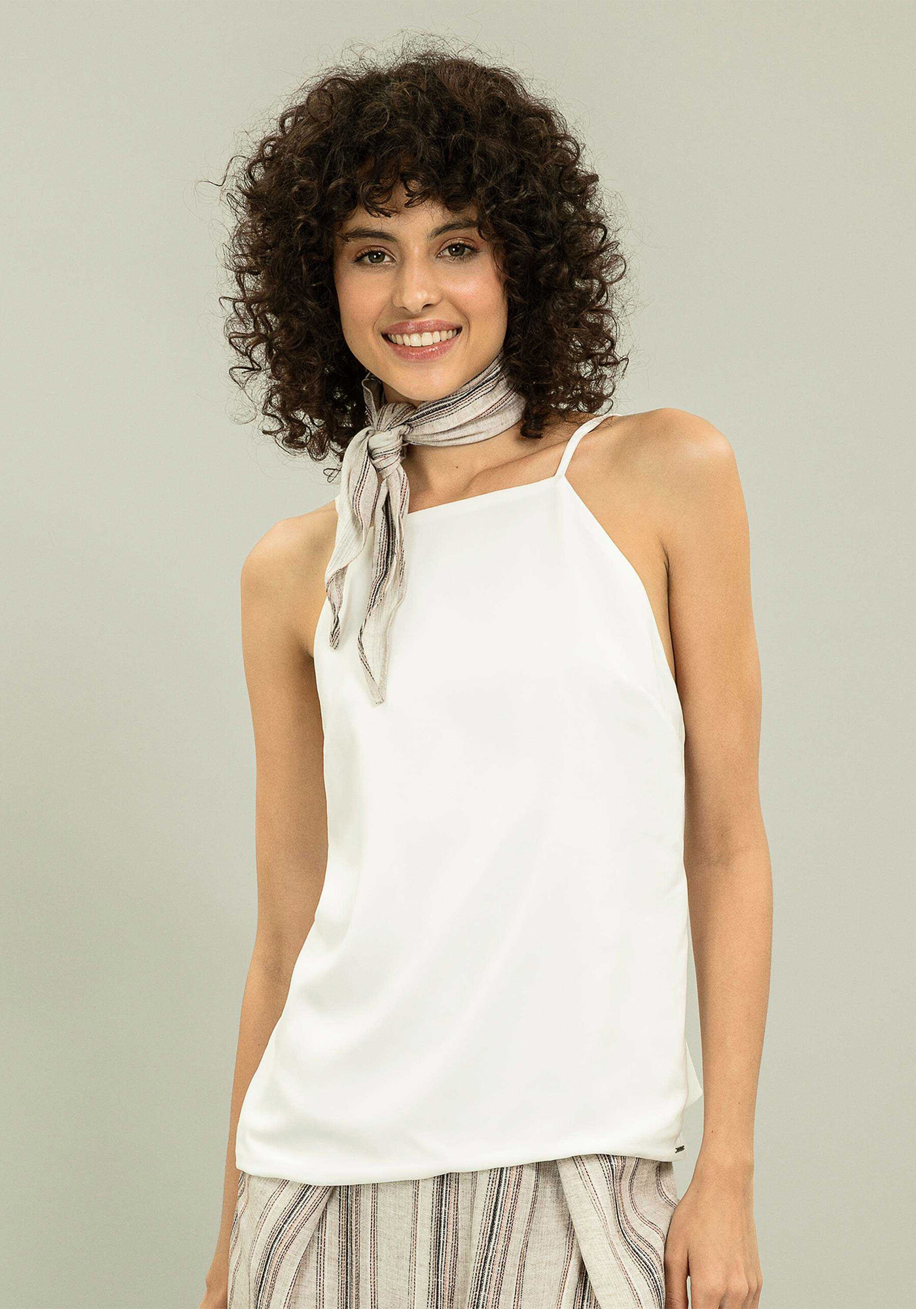 Blusa com Alças e Laço, . Blusa com Alças e Laço, , large.