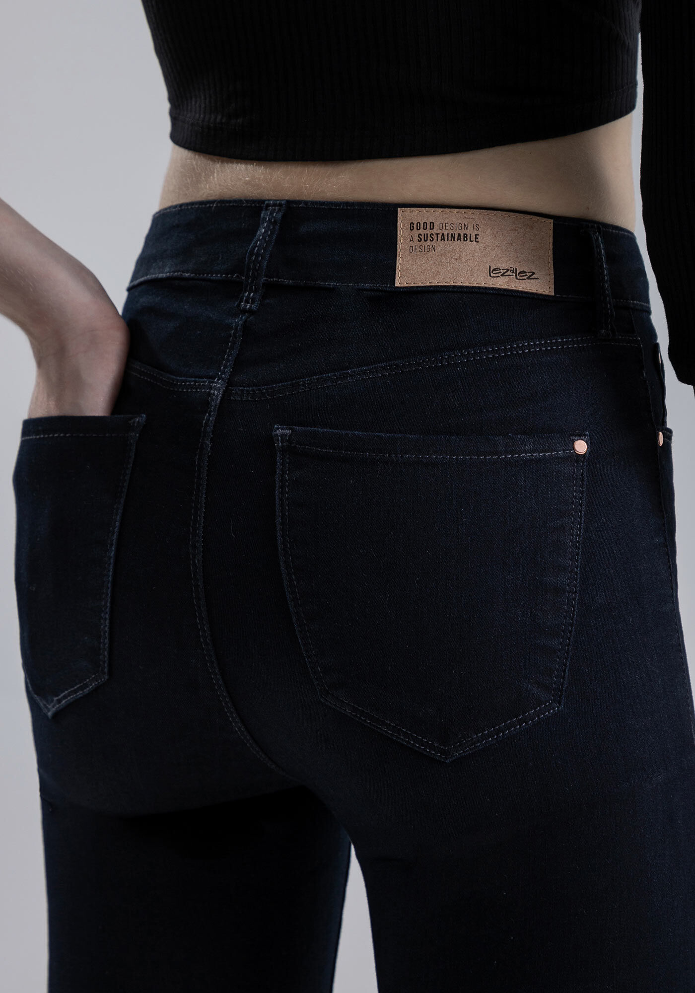 Cal&ccedil;a Jeans Aruba Super Alta com Elastic Denim, JEANS, large.