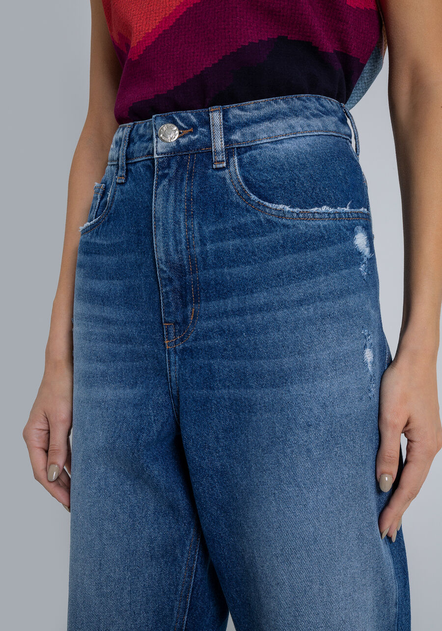 Calça Jeans Mom Cropped, . Calça Jeans Mom Cropped, , large.