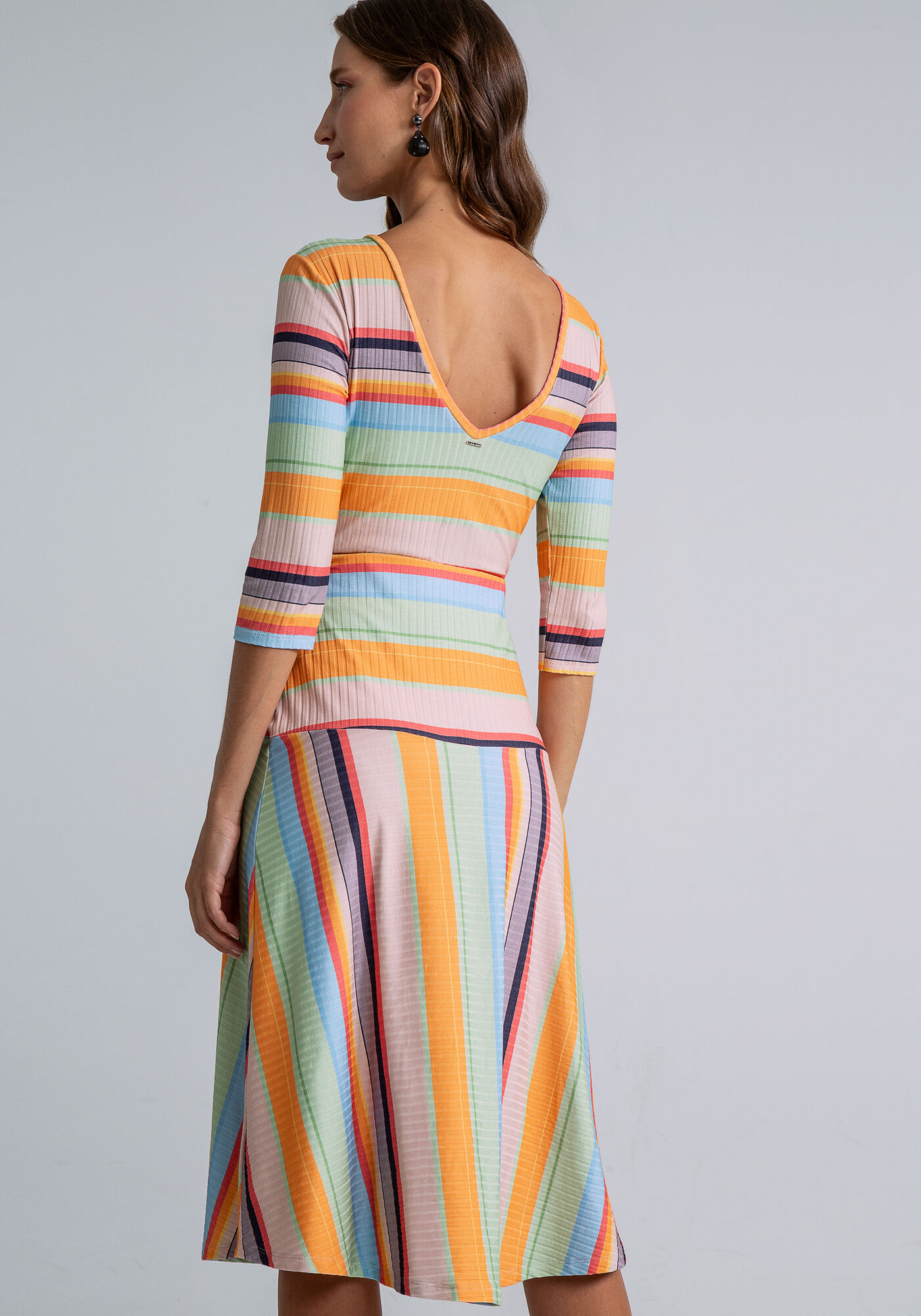 Body Manga 3/4 Estampa, ASTRAL, large.