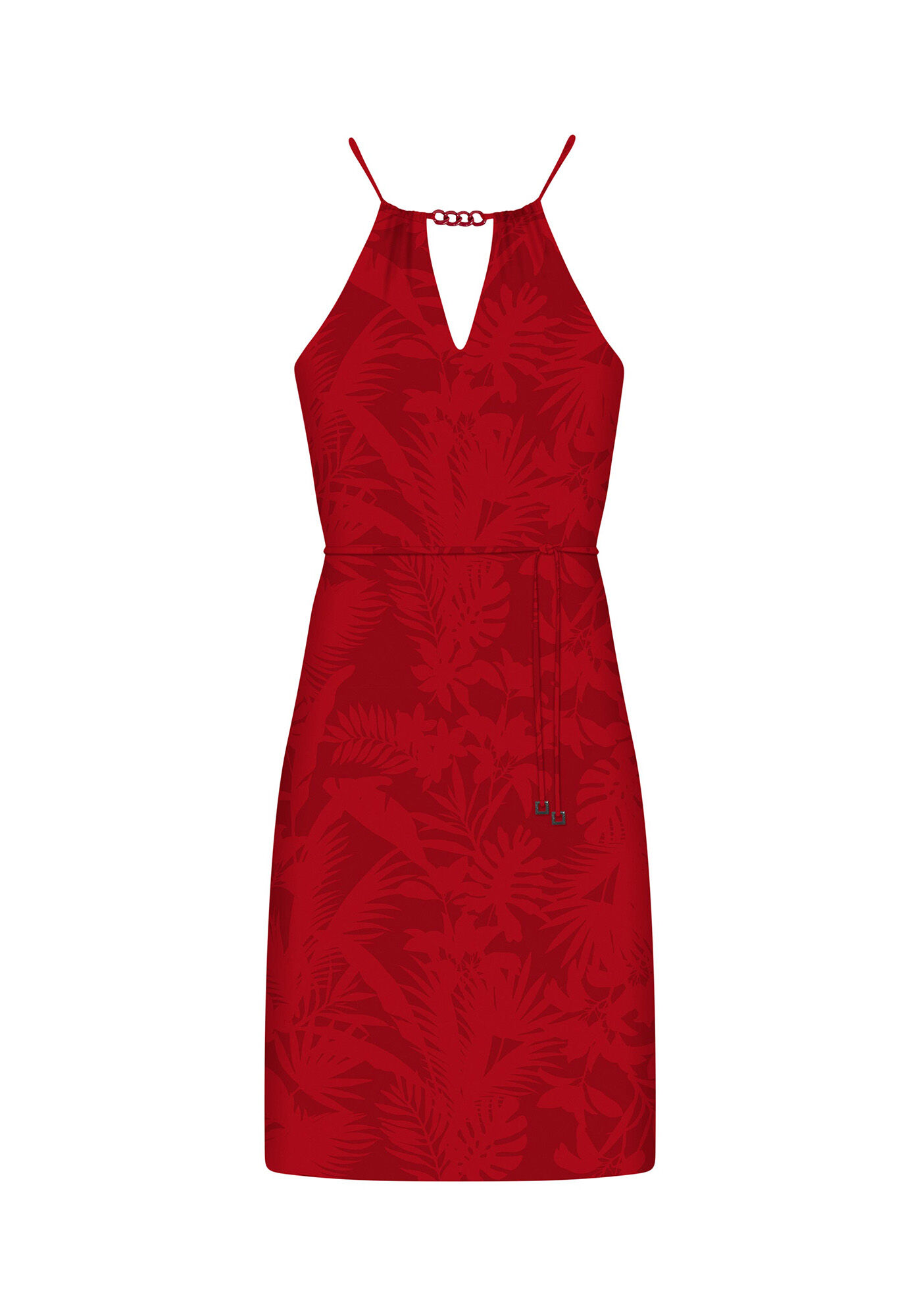 Vestido midi em tecido, , large.