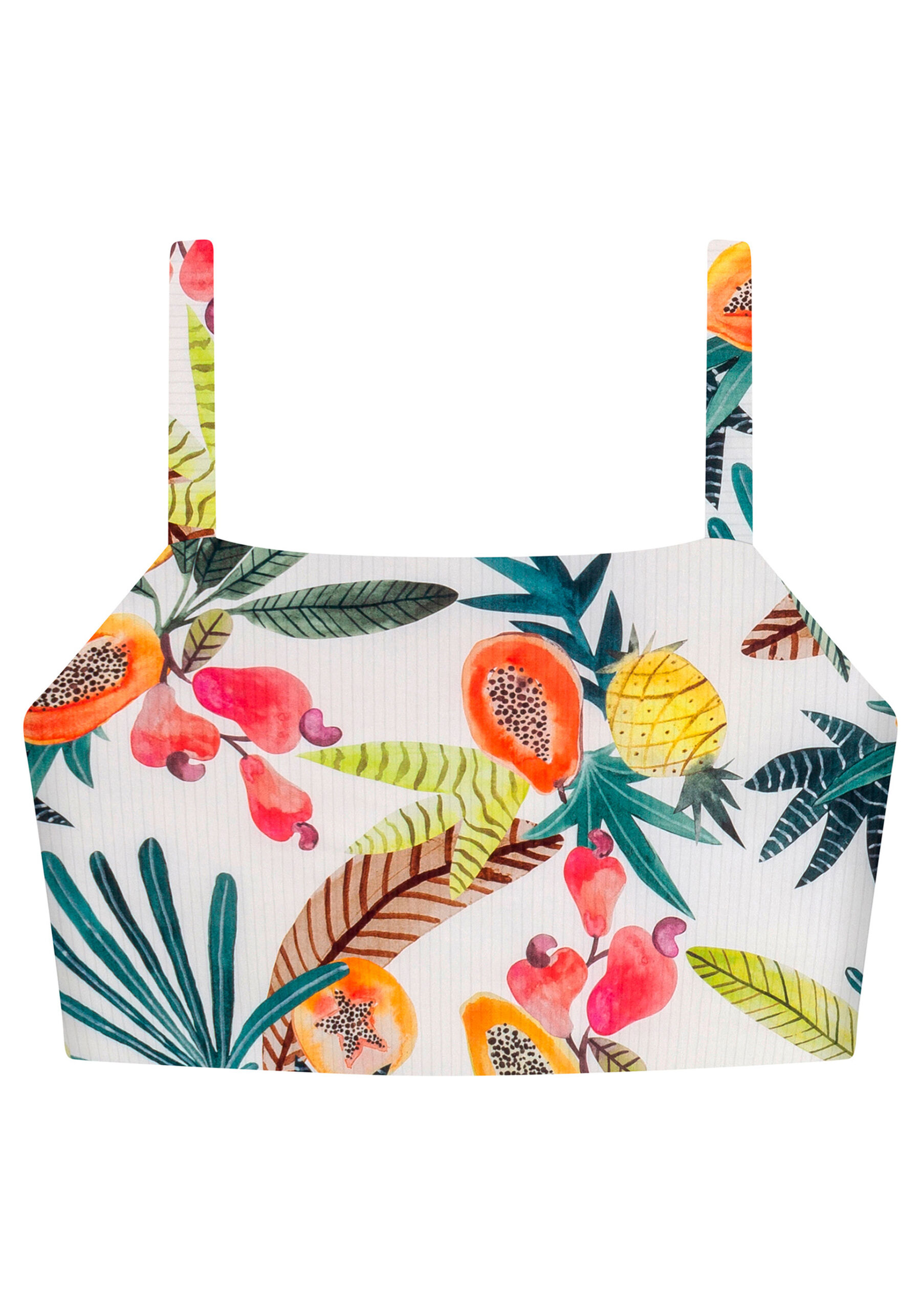 Blusa com Alças Cropped Estampa, . Blusa com Alças Cropped Estampa, , large.