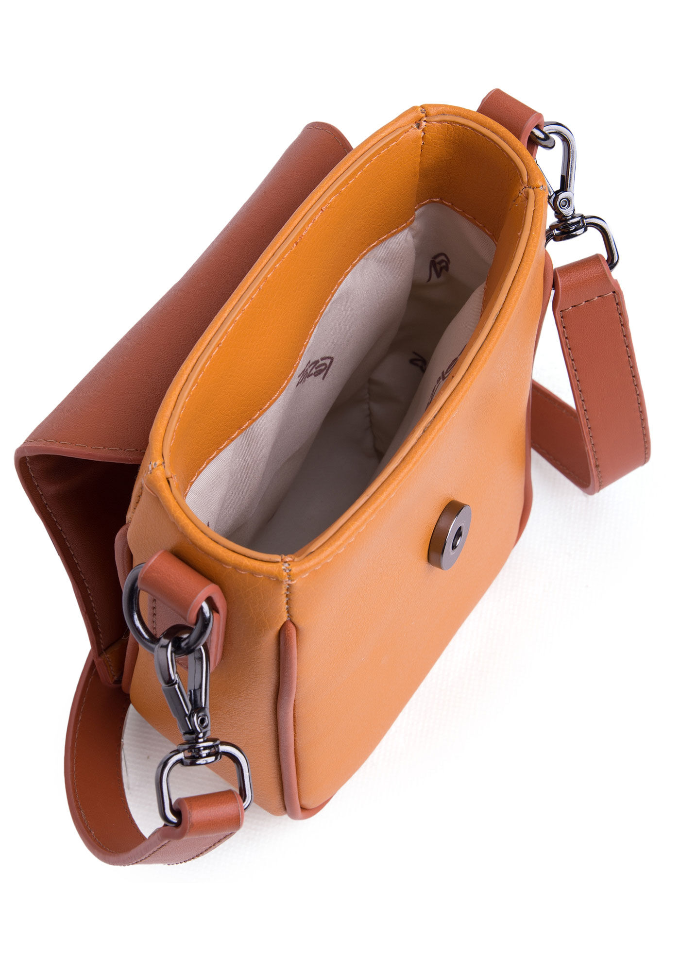 Shoulder Bag com Detalhe, LARANJA CAJA, large.