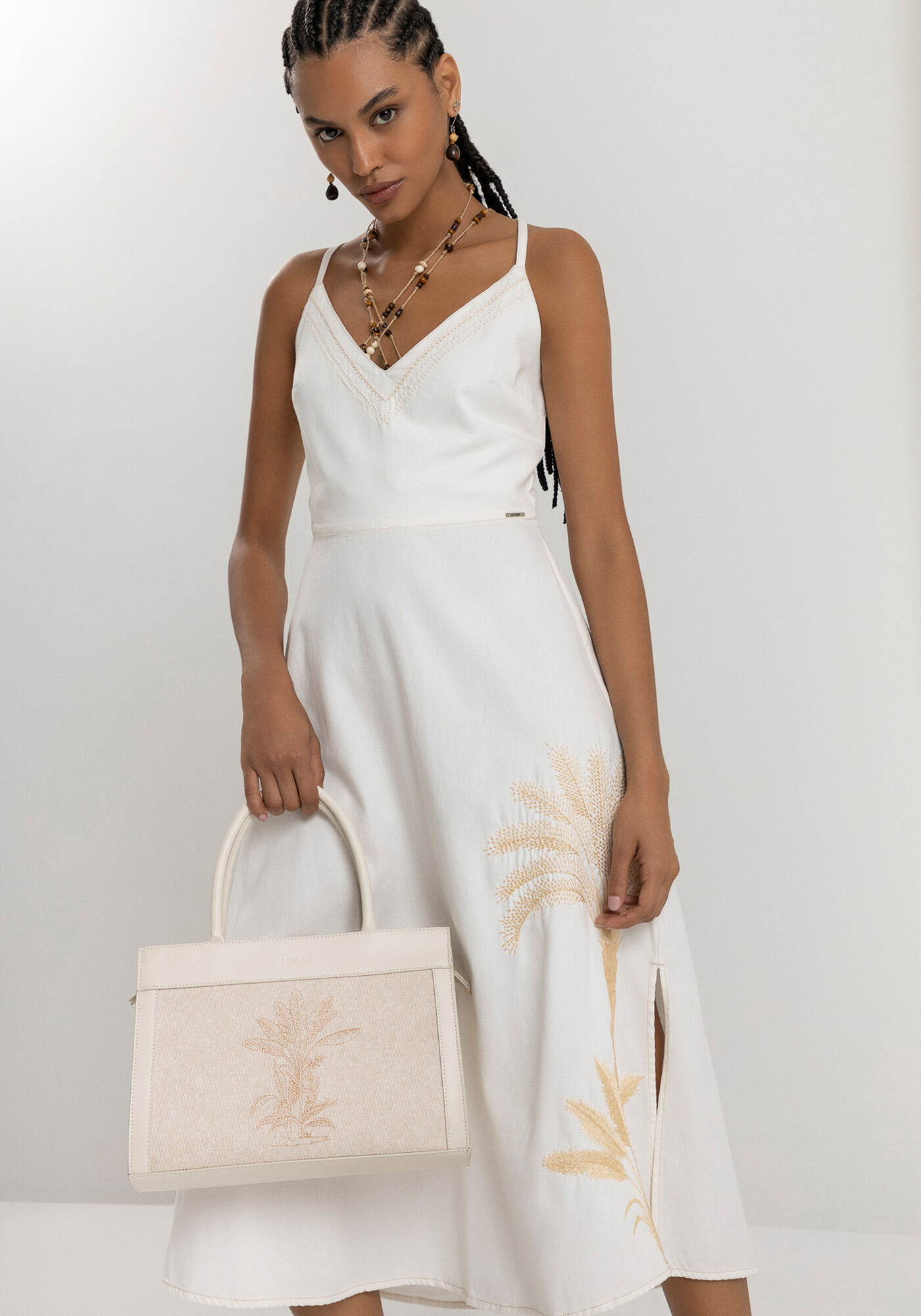 Vestido branco shop lez a lez