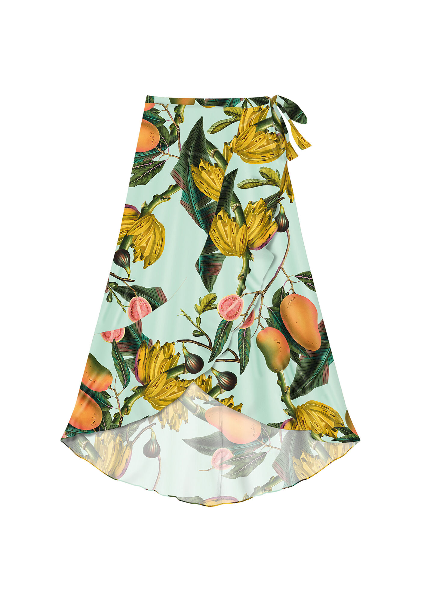 Saia Transpassada Sa&iacute;da de Praia Estampa, BEM-ESTAR, large.