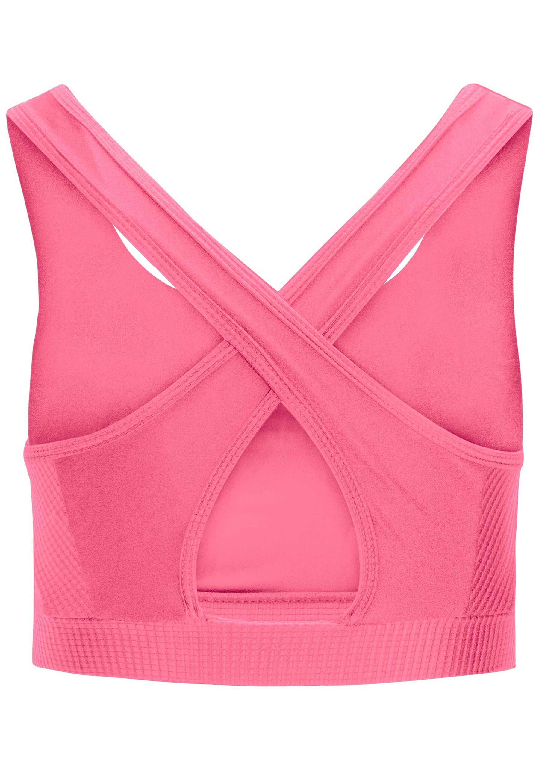 Top Cross com Cut Texturizado MOVE Fitness, ROSA SUSPIRO. Top Cross com Cut Texturizado MOVE Fitness, ROSA SUSPIRO, large.