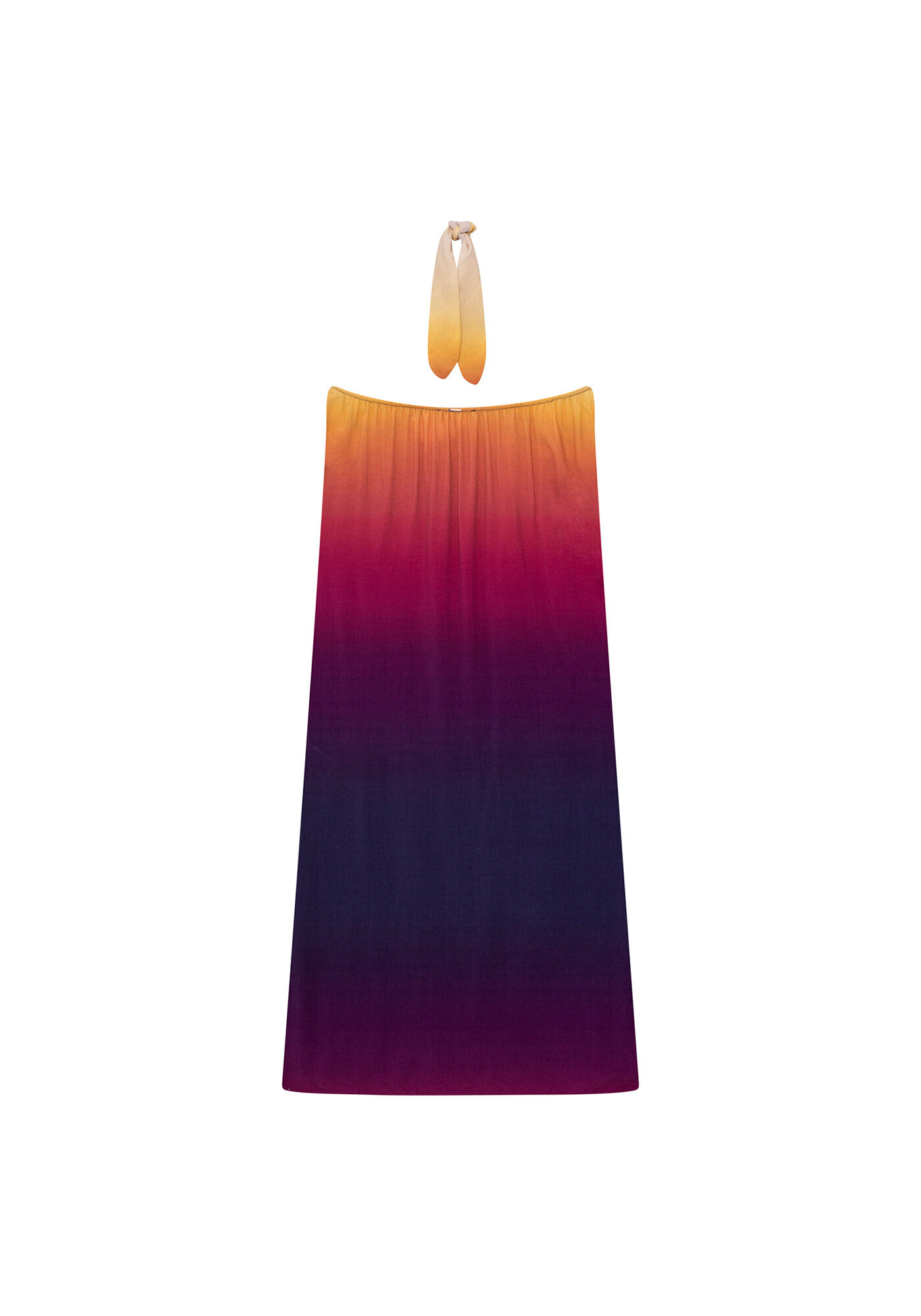 Vestido Frente &Uacute;nica M&iacute;di Estampa, , large.