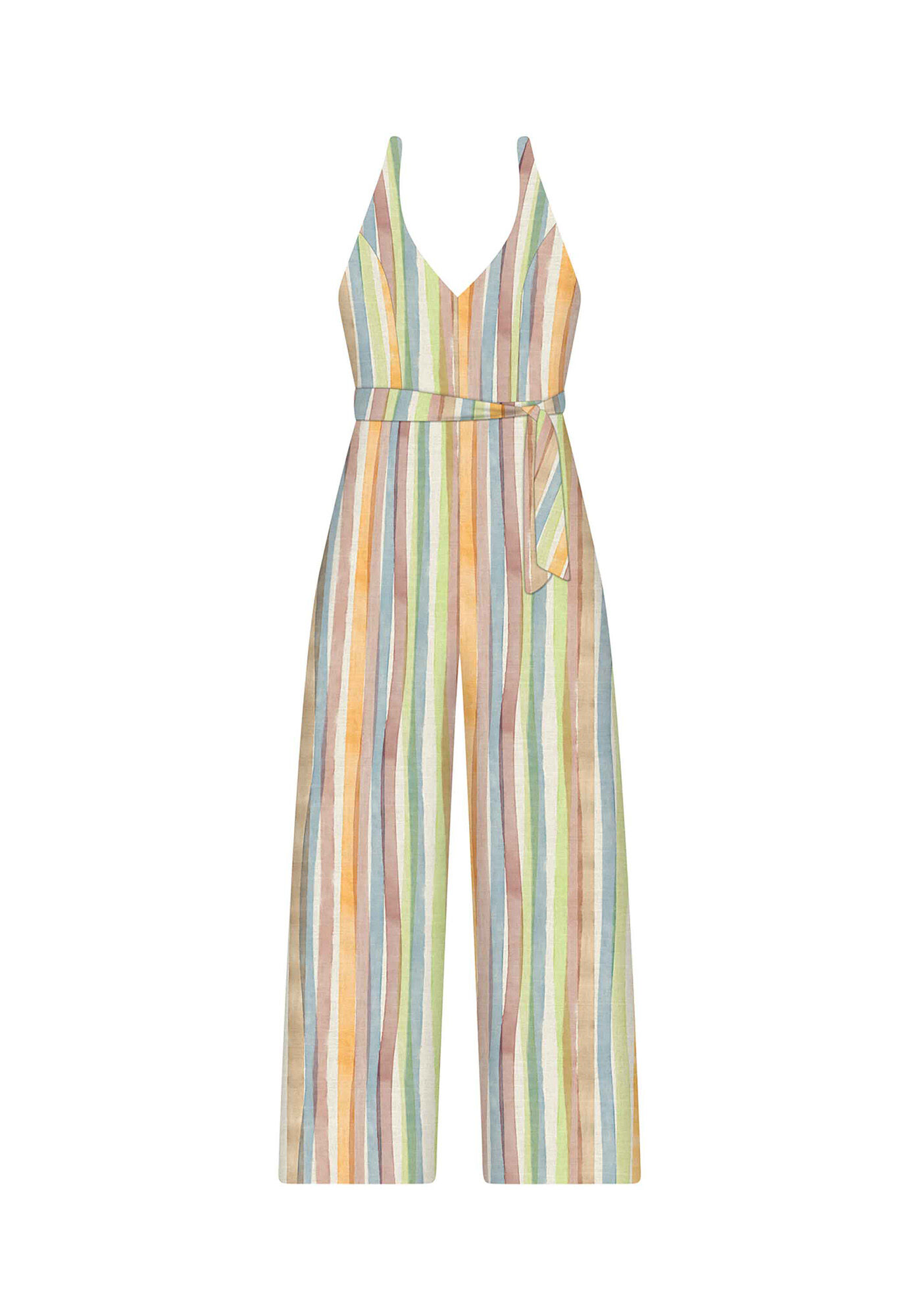 Macac&atilde;o Tecido Crepe Siena Longo, , large.