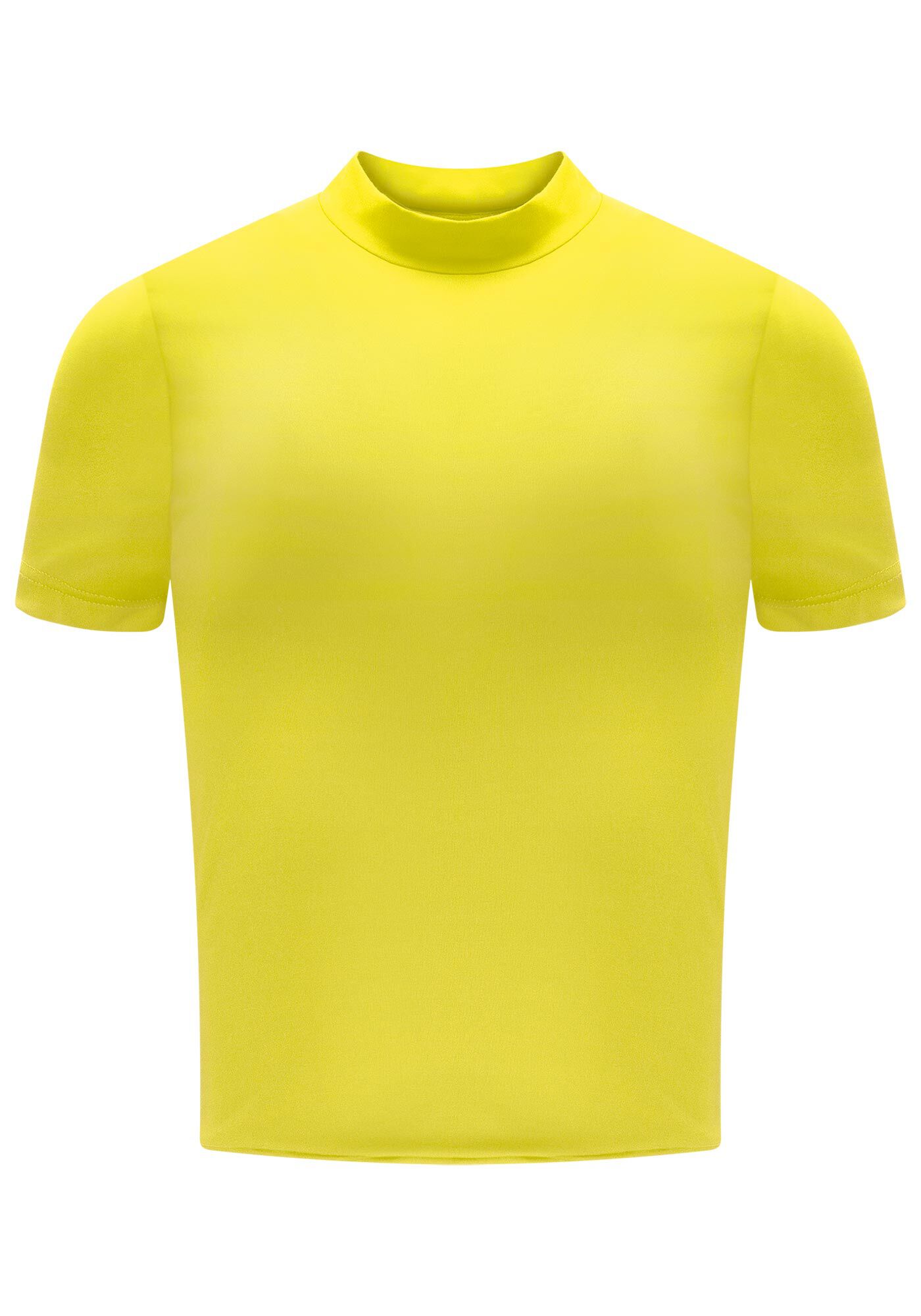 Blusa em Malha Aveludada com Gola Alta, , large.