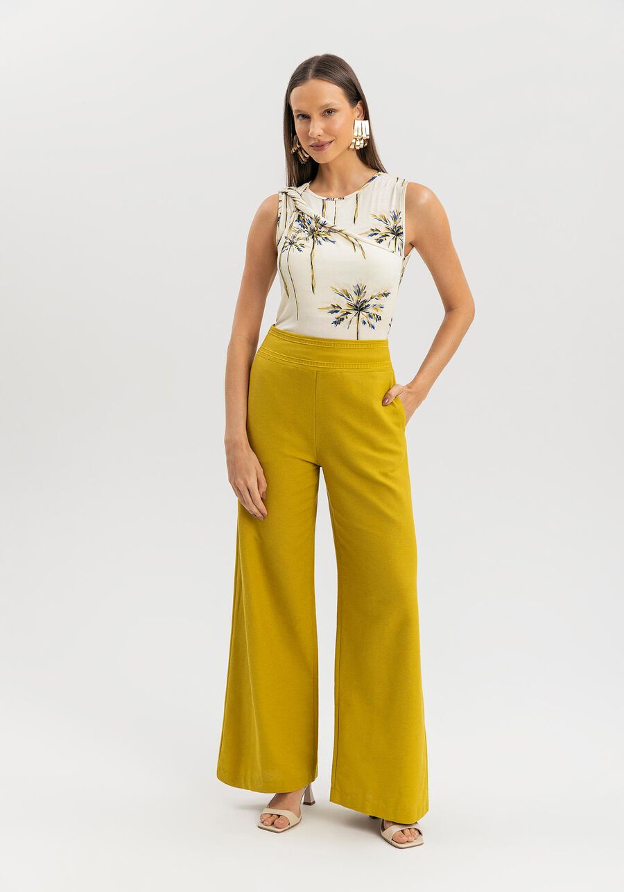 Blusa Regata Estampada Com Detalhe De Torção Em Malha Leve, . Blusa Regata Estampada Com Detalhe De Torção Em Malha Leve, , large.