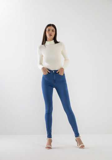 Calça Jeans Skinny Super Alta Sustentável, JEANS, large.