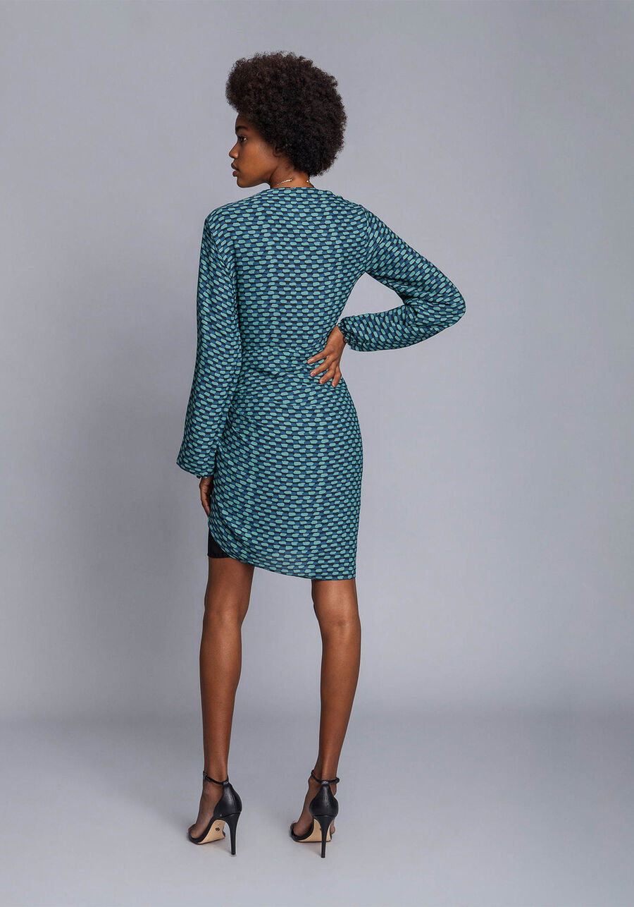 Vestido Manga Longa Transpasse, . Vestido Manga Longa Transpasse, , large.