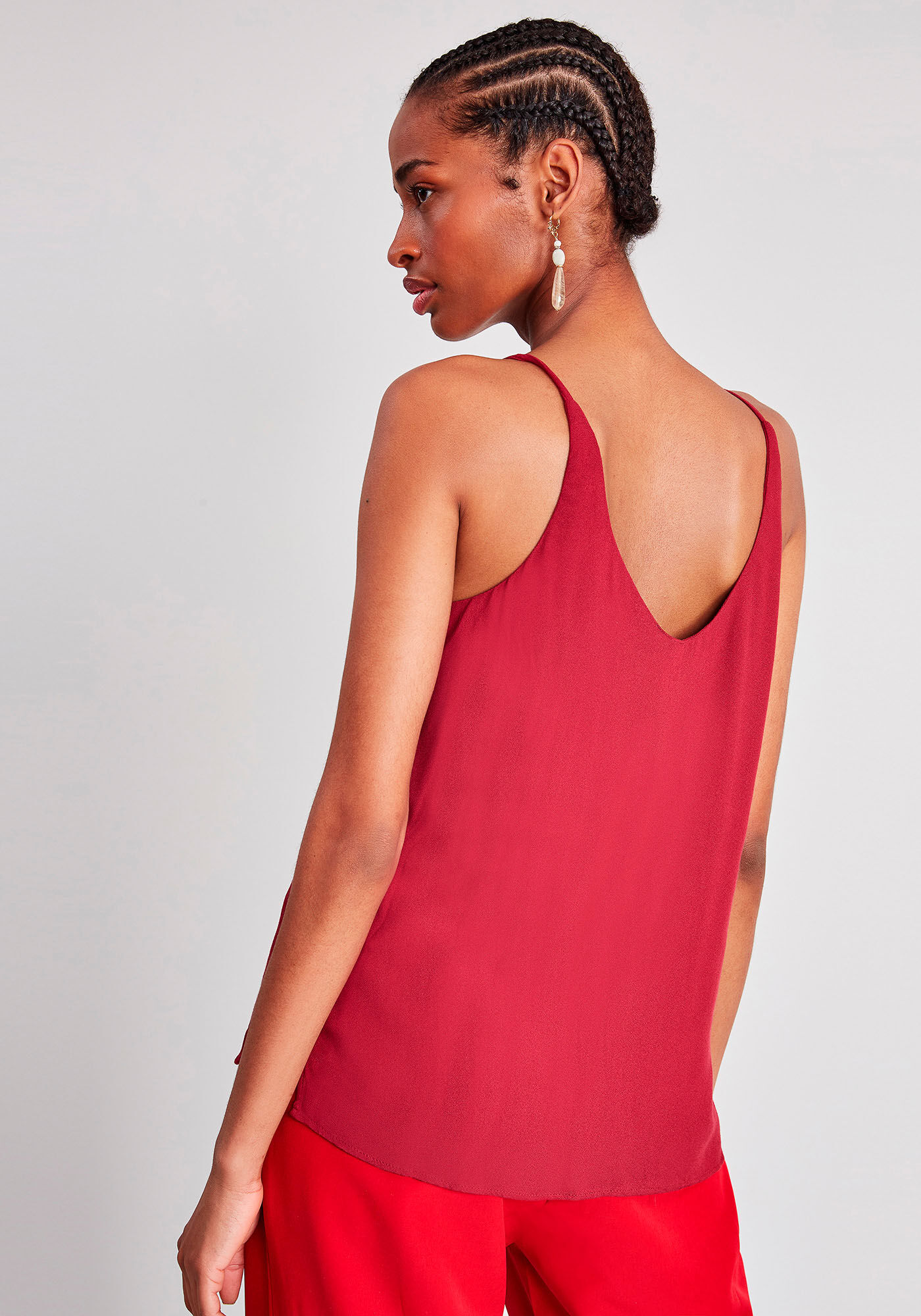 Blusa com Al&ccedil;as Decote V, , large.