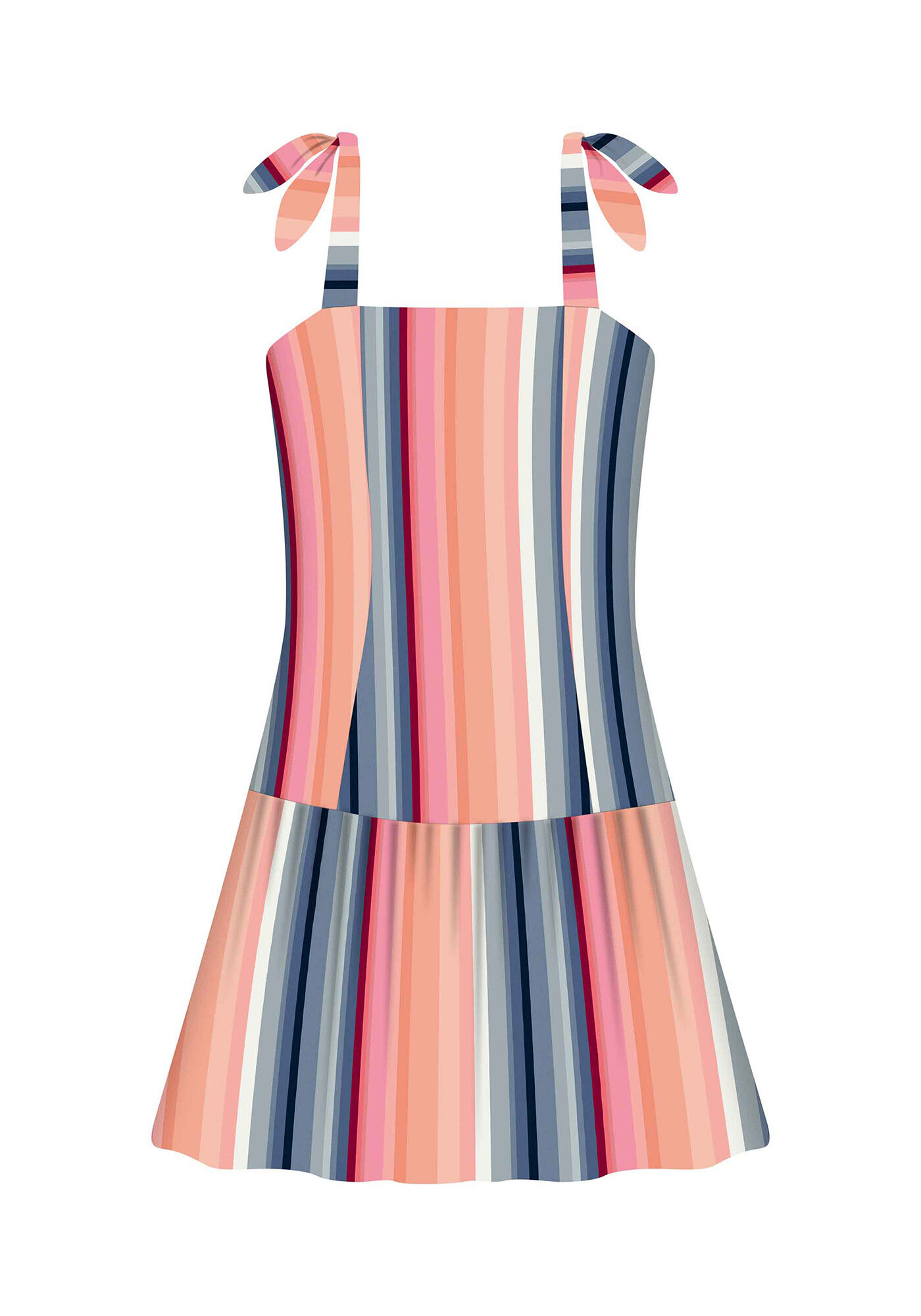 Vestido Tecido Rayon Bali Curto, , large.