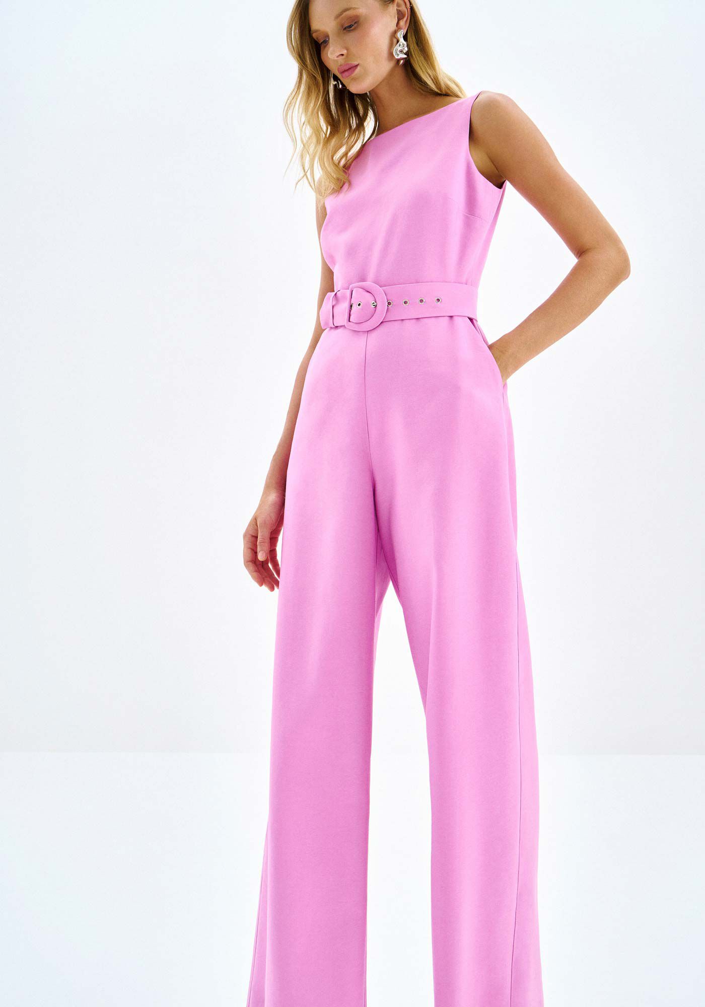 Macac&atilde;o Longo Wide Leg com Cinto, VIOLETA TWIGG, large.