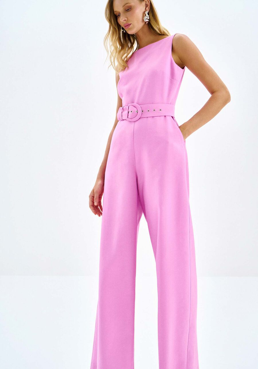Macacão Longo Wide Leg com Cinto, VIOLETA TWIGG. Macacão Longo Wide Leg com Cinto, VIOLETA TWIGG, large.