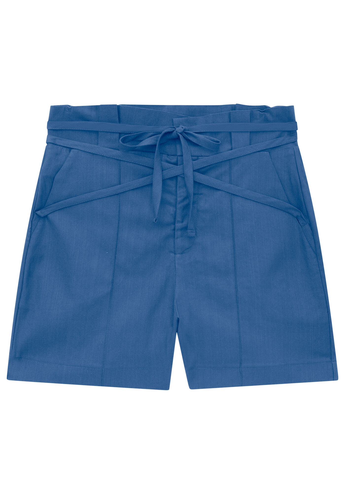 Shorts com Tiras Transpassadas, , large.