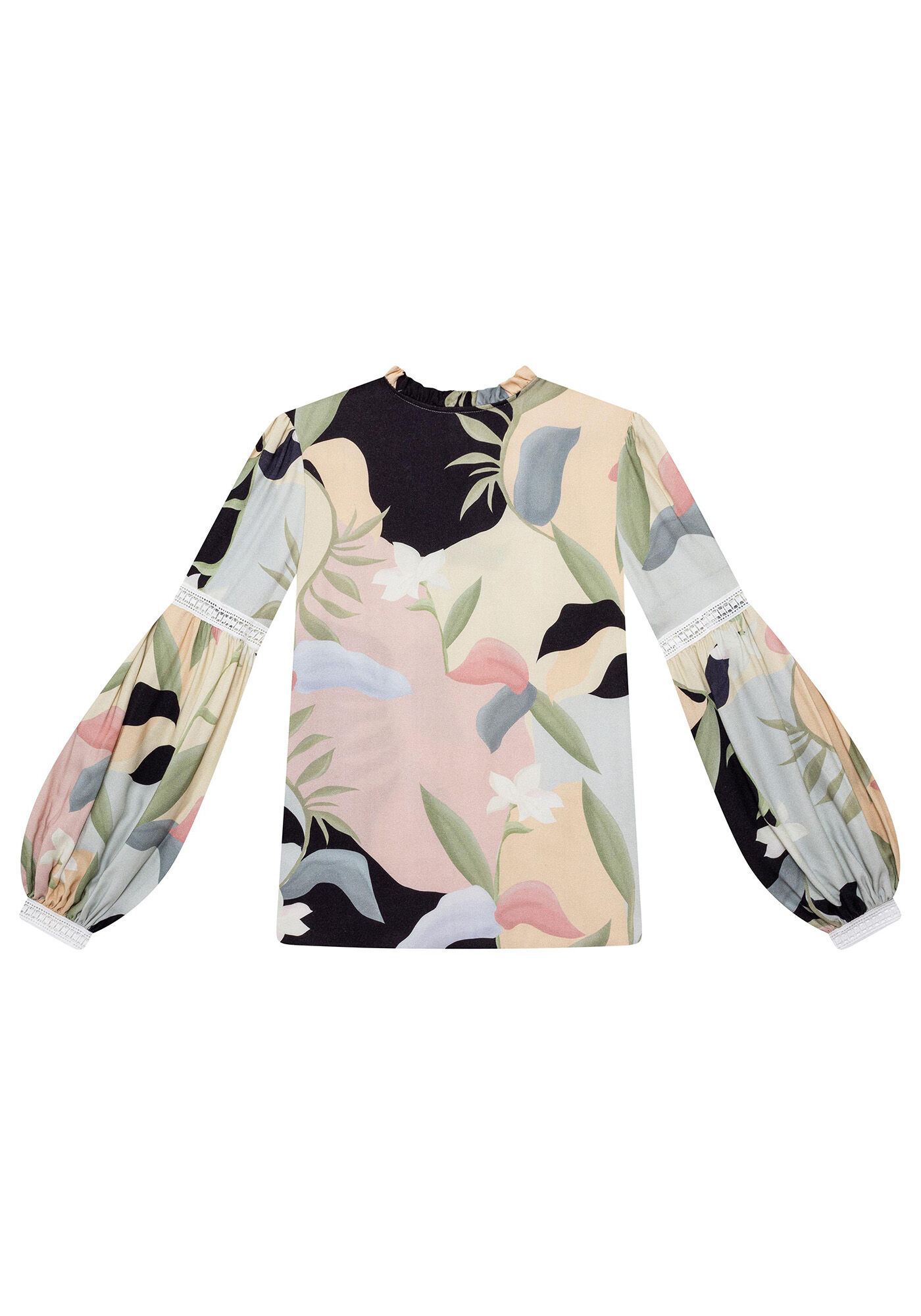 Blusa Manga Longa Detalhe, , large.