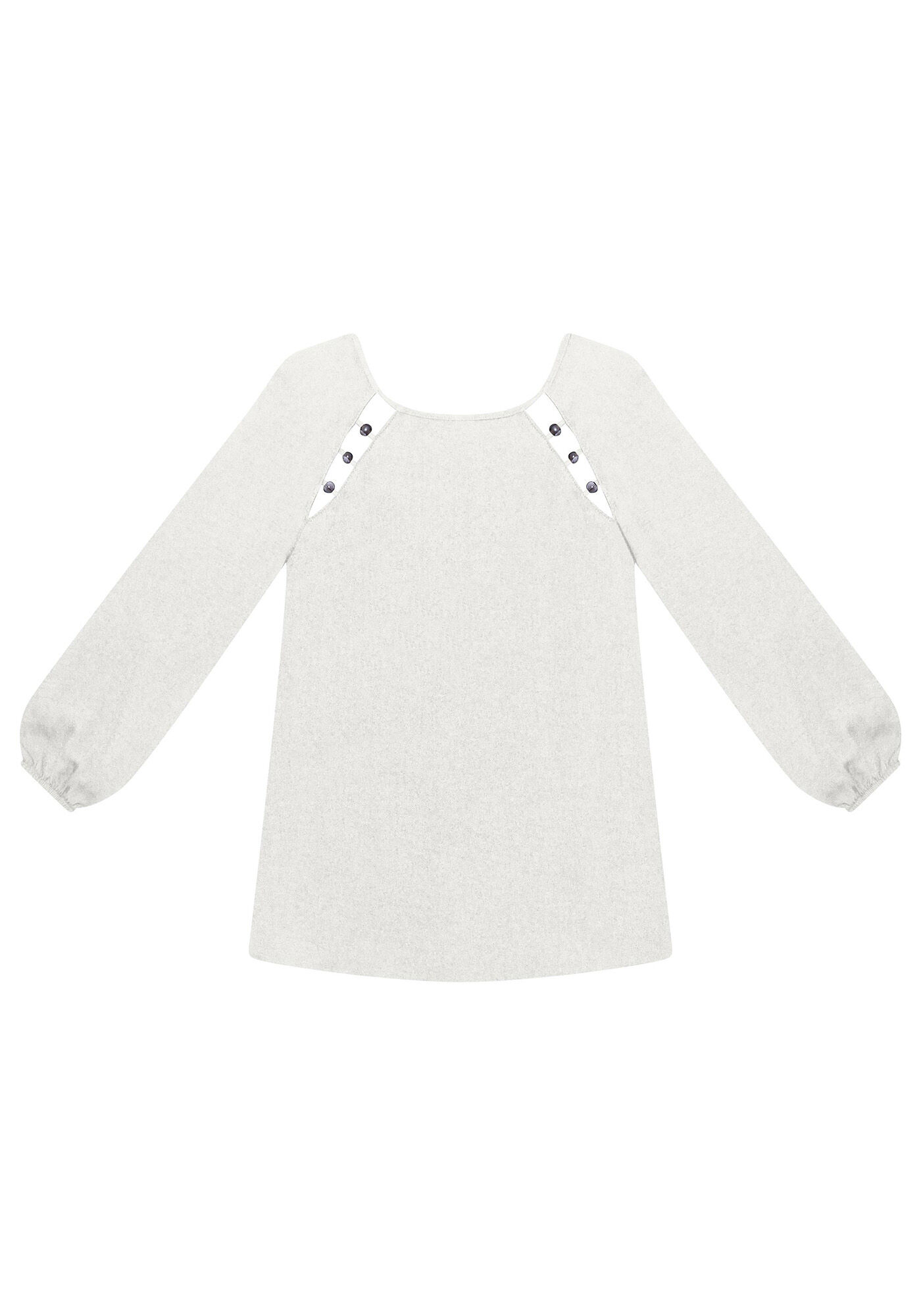 Blusa Manga 3/4 Recorte, , large.