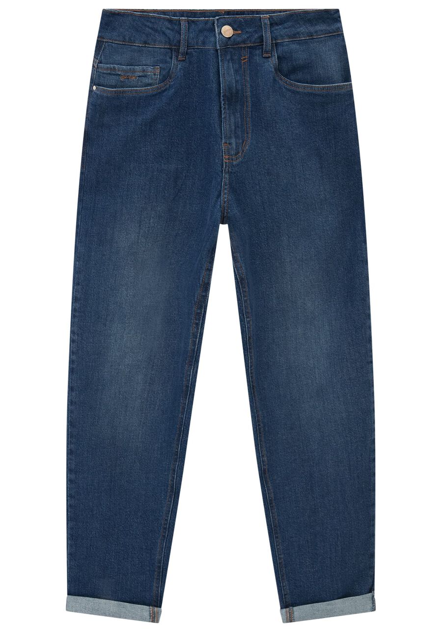 Calça Jeans Mom Sustentável com Elastano, , large.