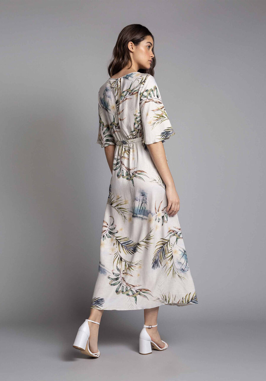 Vestido com Cinto Estampa, . Vestido com Cinto Estampa, , large.