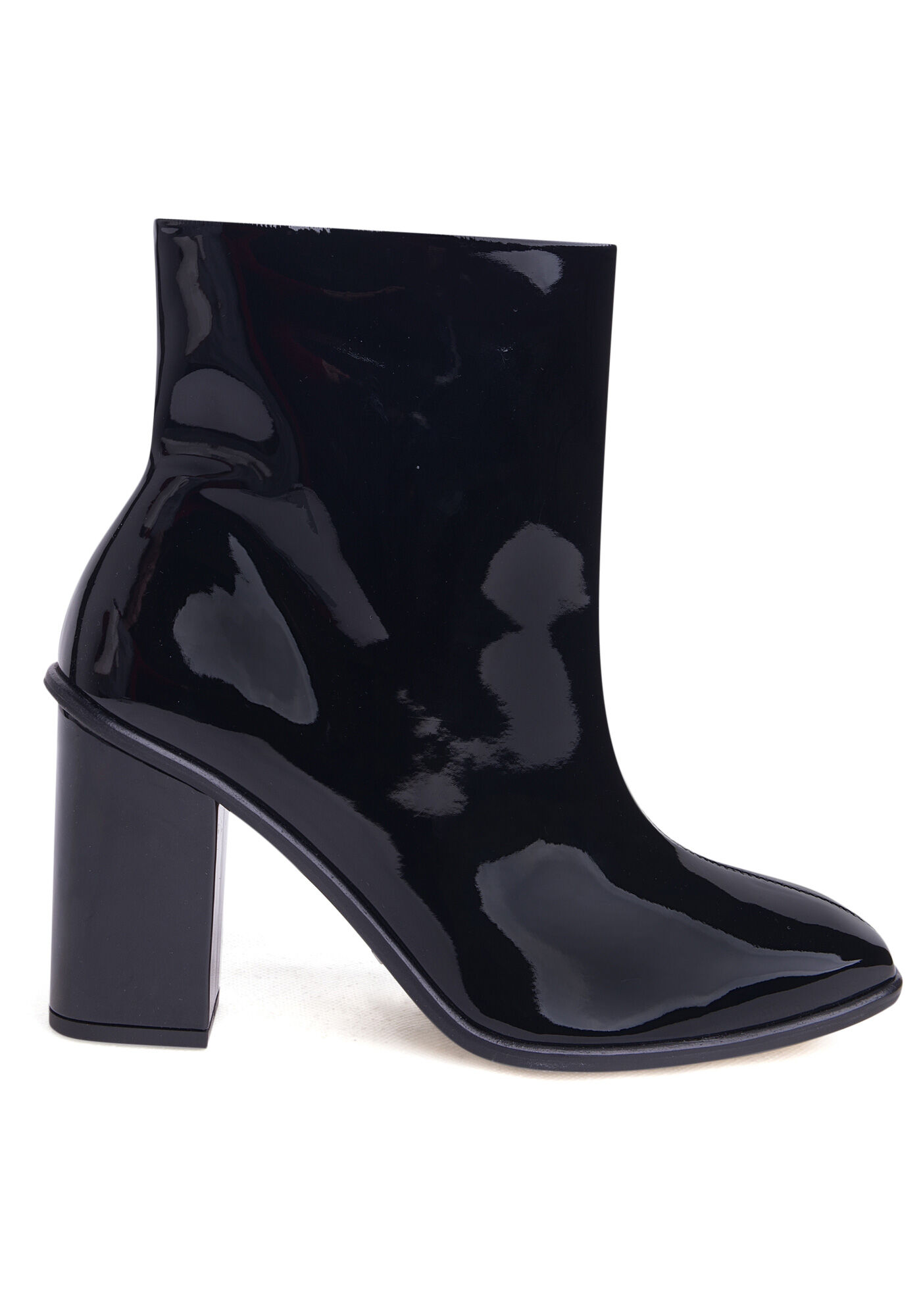 Bota vinil preta cano curto discount