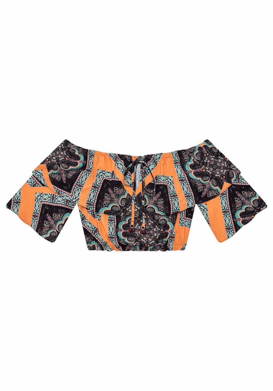 Blusa Ombro a Ombro Cropped, . Blusa Ombro a Ombro Cropped, , large.
