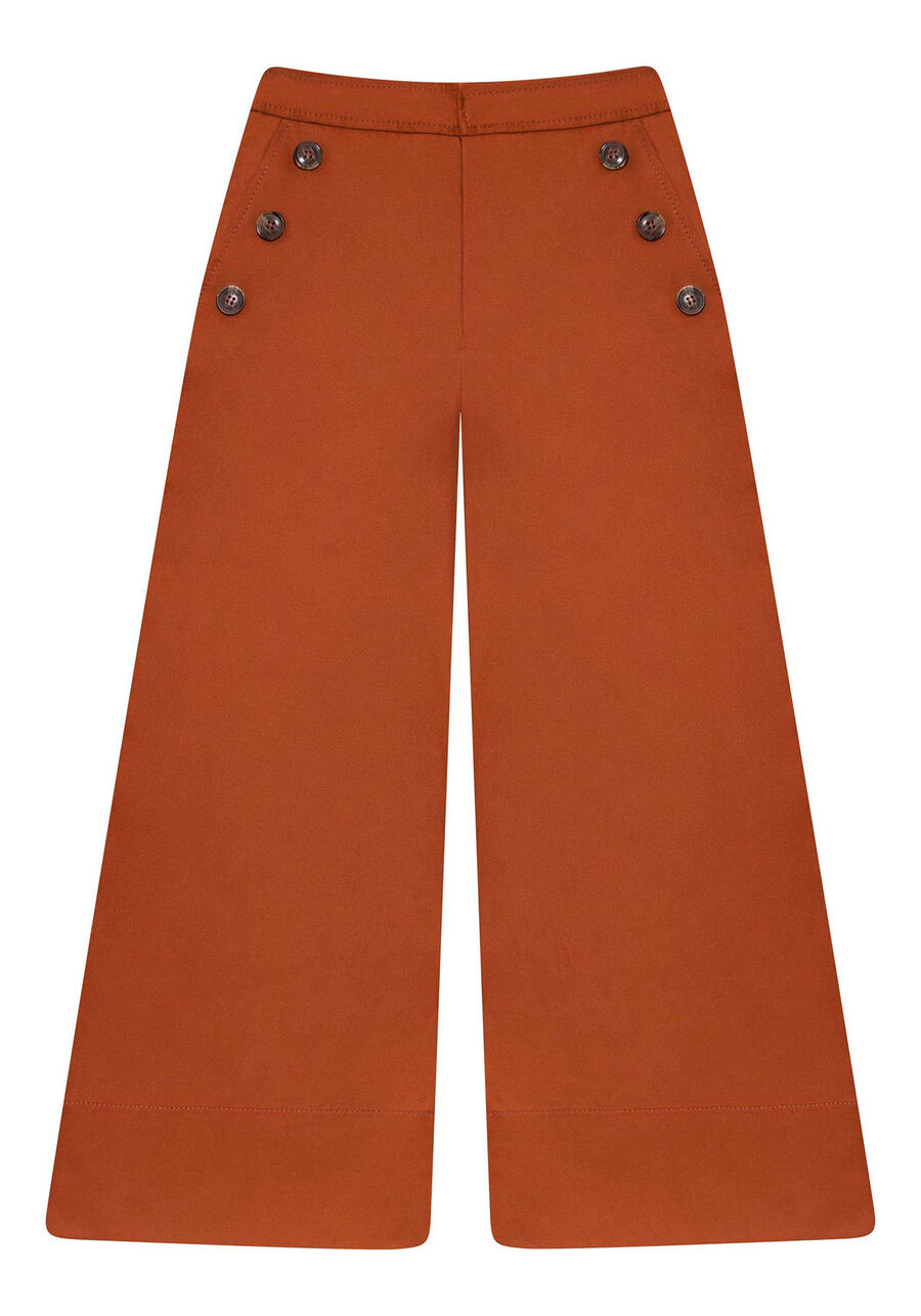 Calça Pantacourt Botões, . Calça Pantacourt Botões, , large.