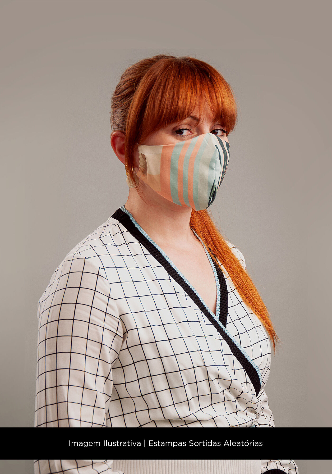 Kit 4 M&aacute;scaras Femininas Adulto, KIT 4 MASCARAS LAVAVEIS, large.