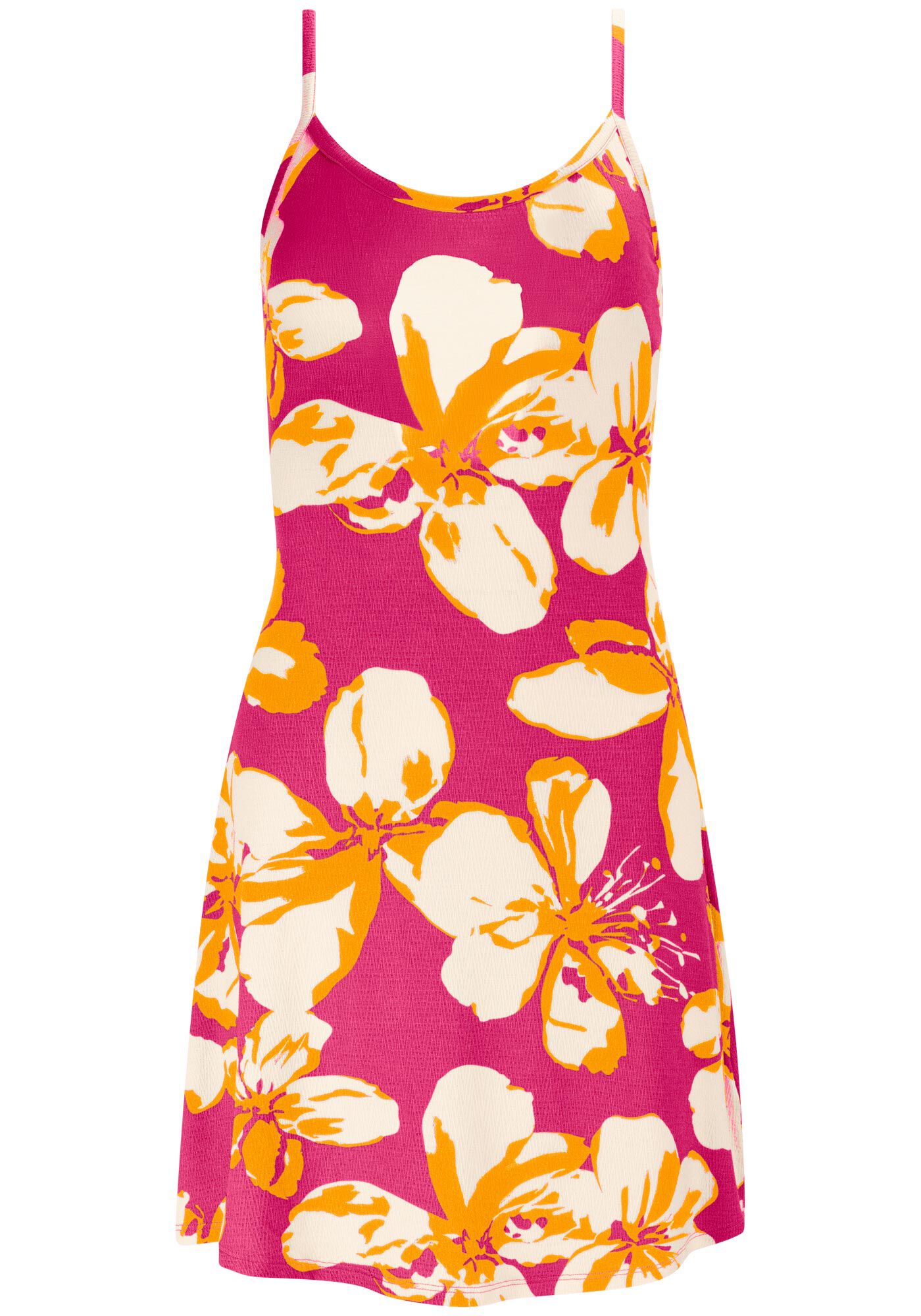 Vestido Curto em Malha Estampado com Al&ccedil;as, , large.