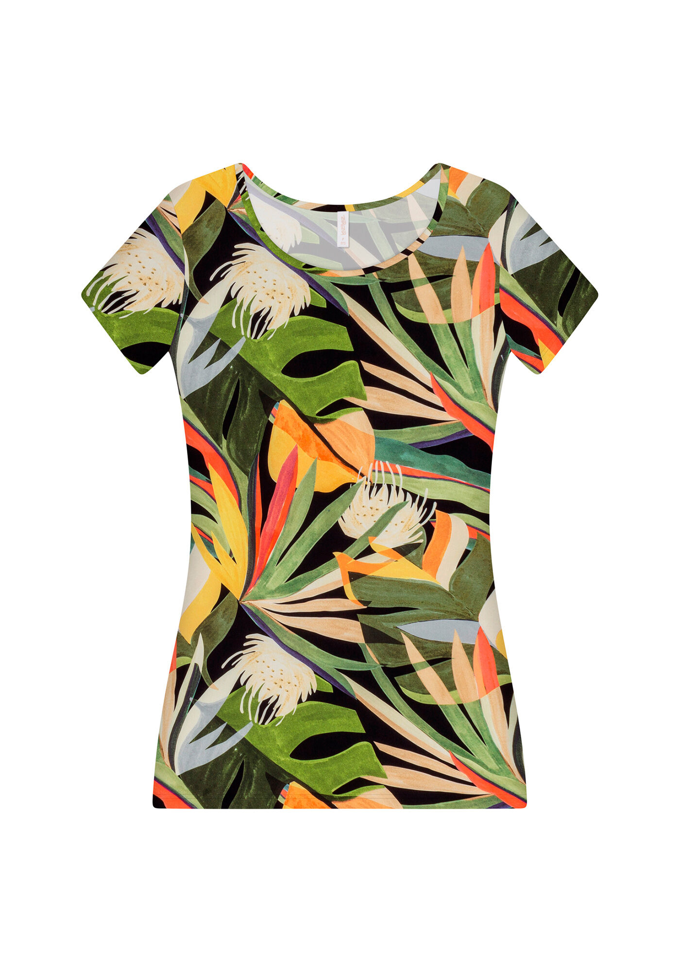 Blusa Manga Curta Estampa, , large.