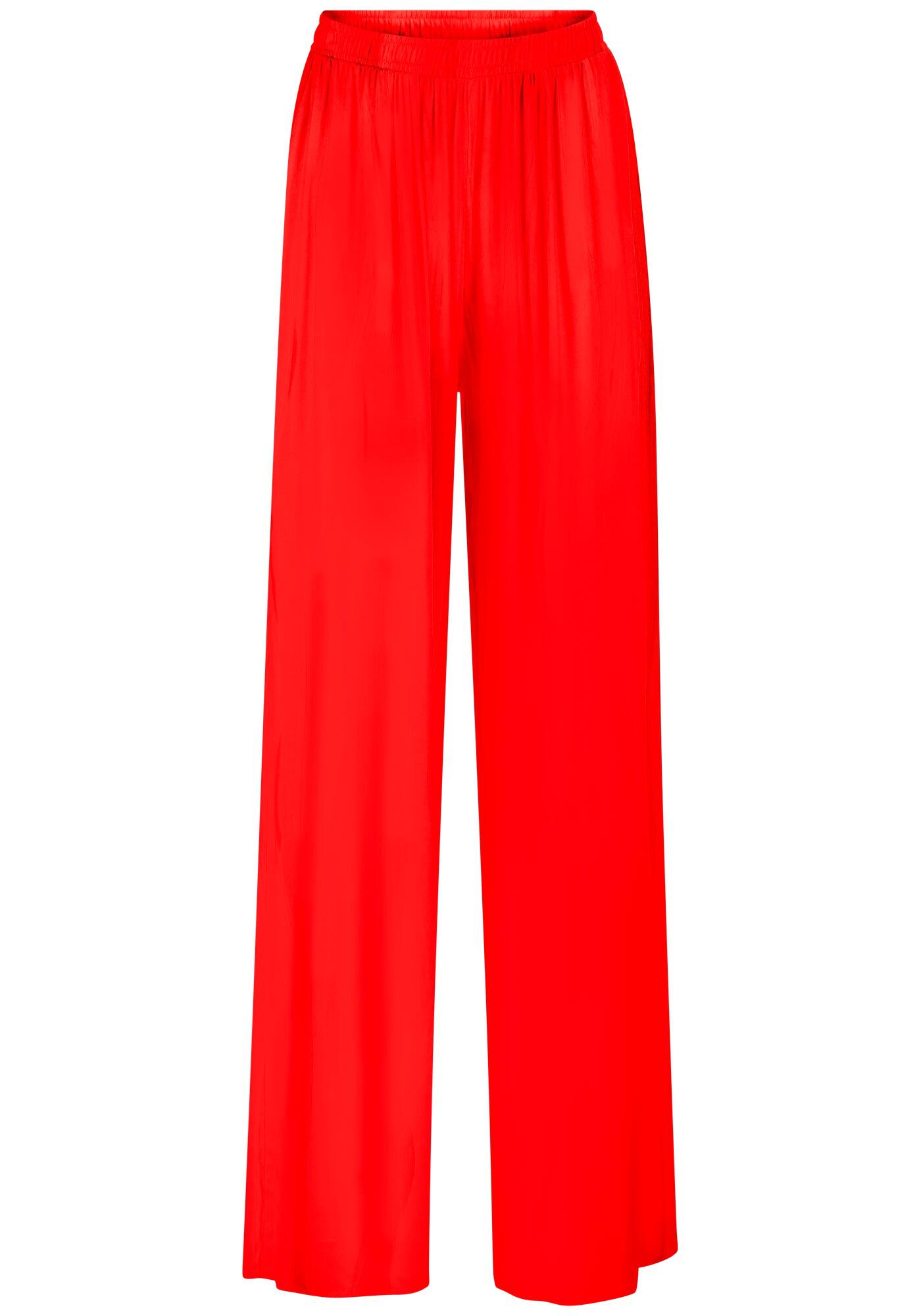 Cal&ccedil;a Pantalona em Viscose Estampada com El&aacute;stico, , large.