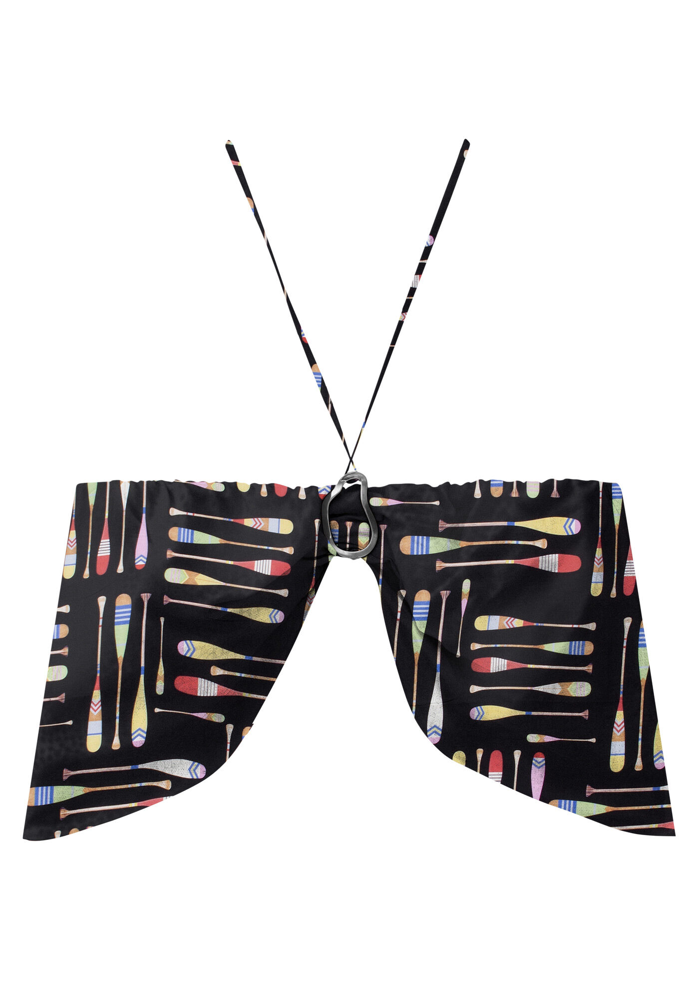 Blusa Frente &Uacute;nica em Viscose com Detalhe Busto, , large.