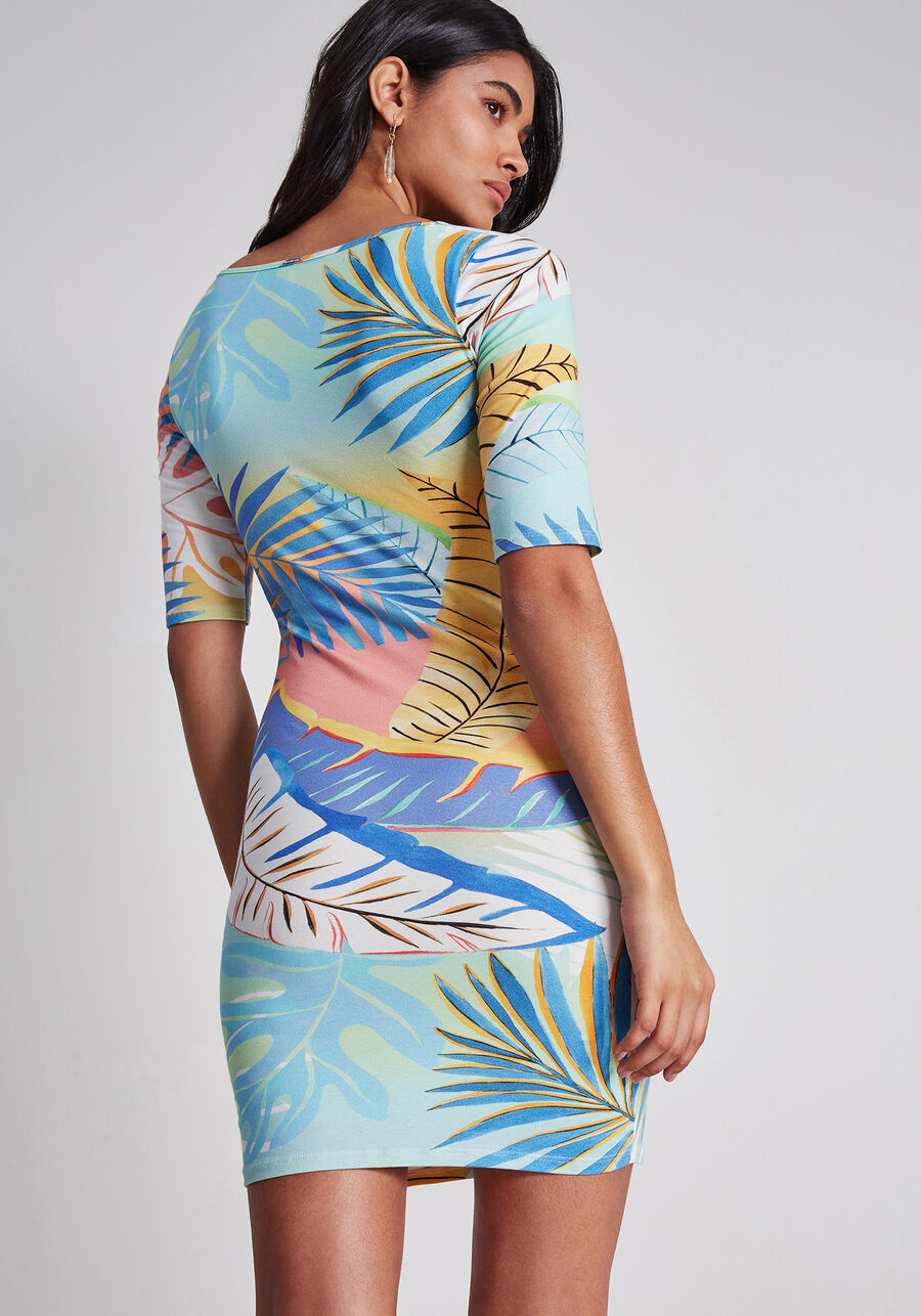 Vestido Manga 3/4 Transpasse, . Vestido Manga 3/4 Transpasse, , large.