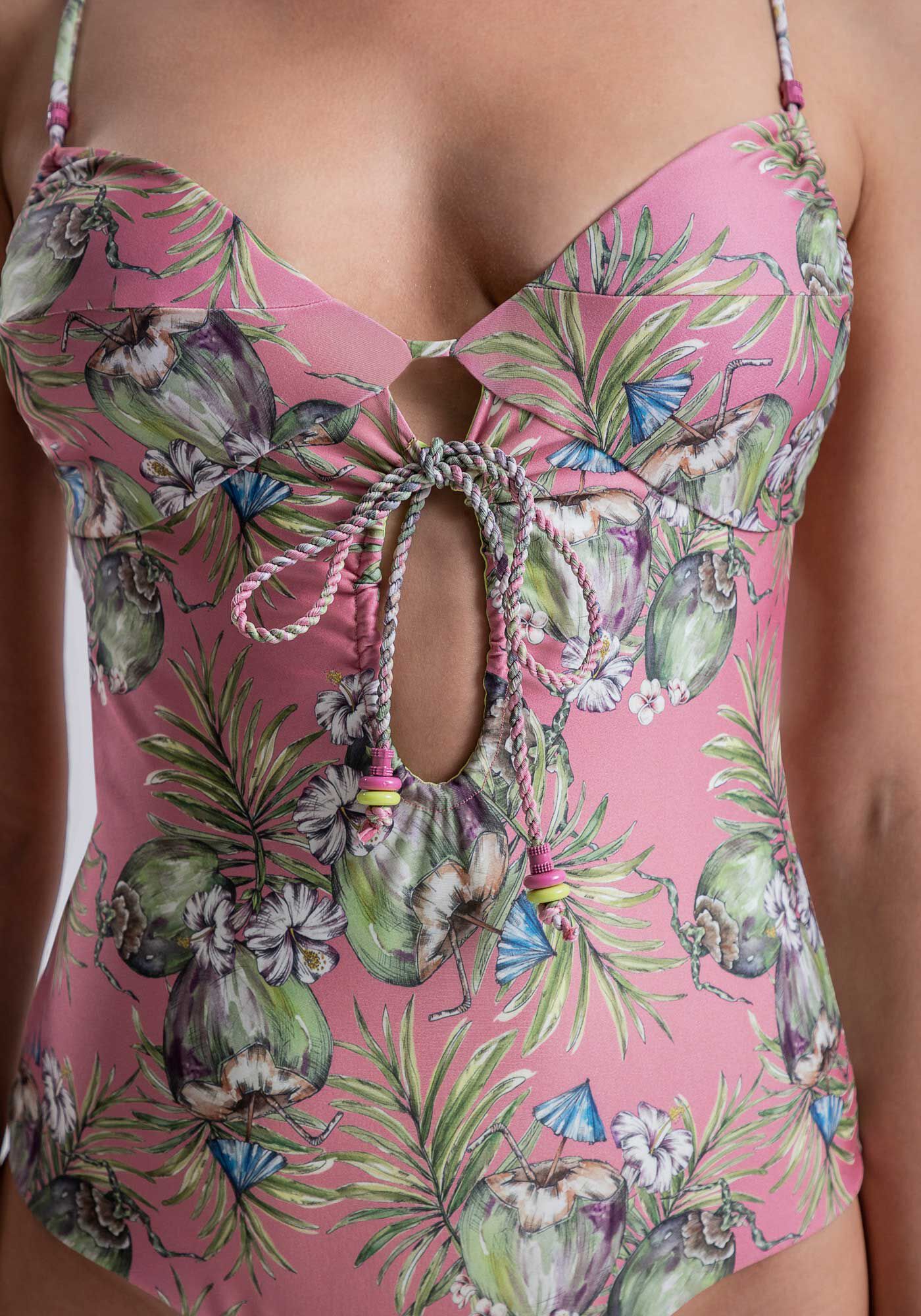 Mai&ocirc; Estampado com Abertura Costas, AGUA DE COCO, large.