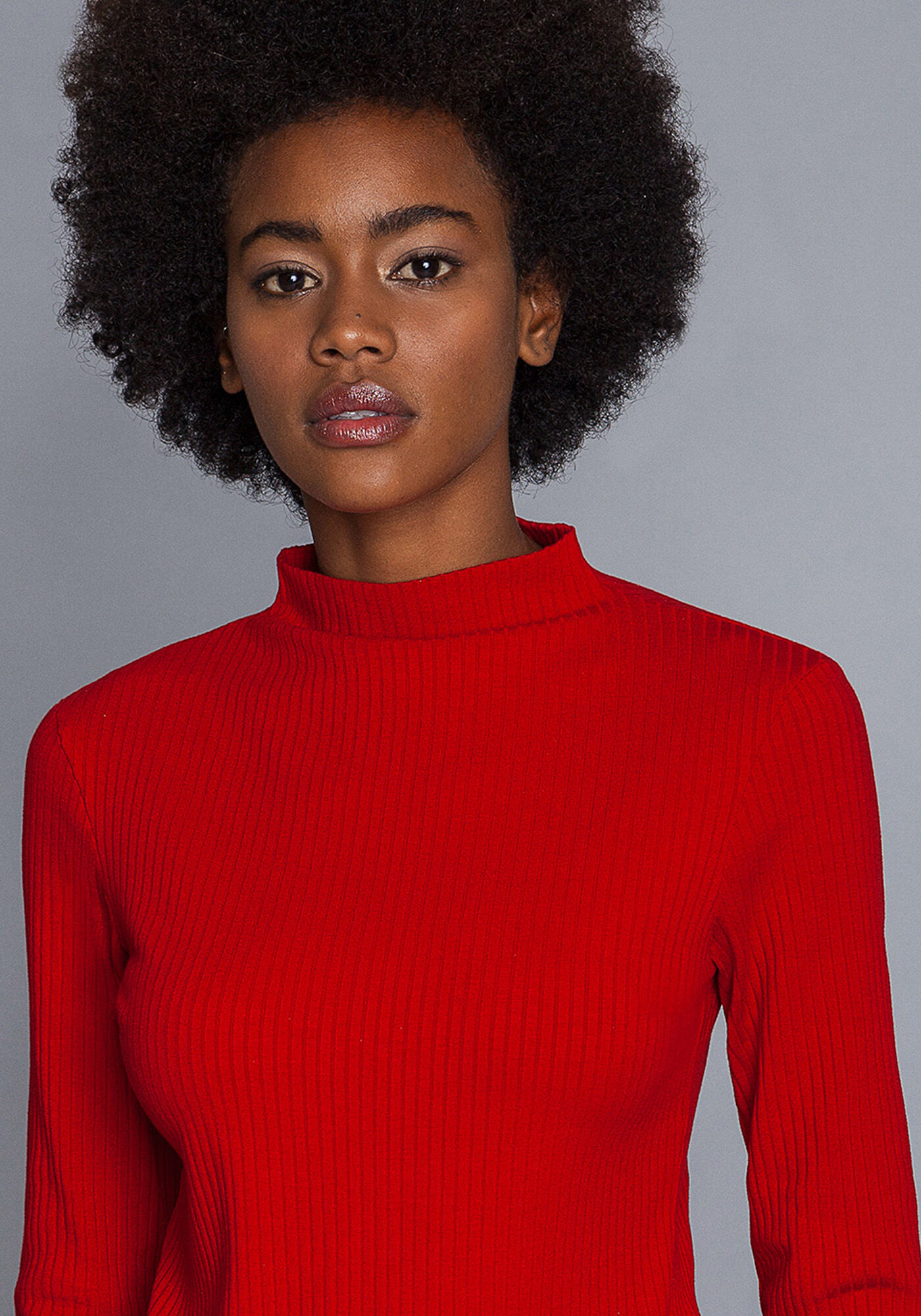 Blusa Manga Longa Gola Alta, , large.