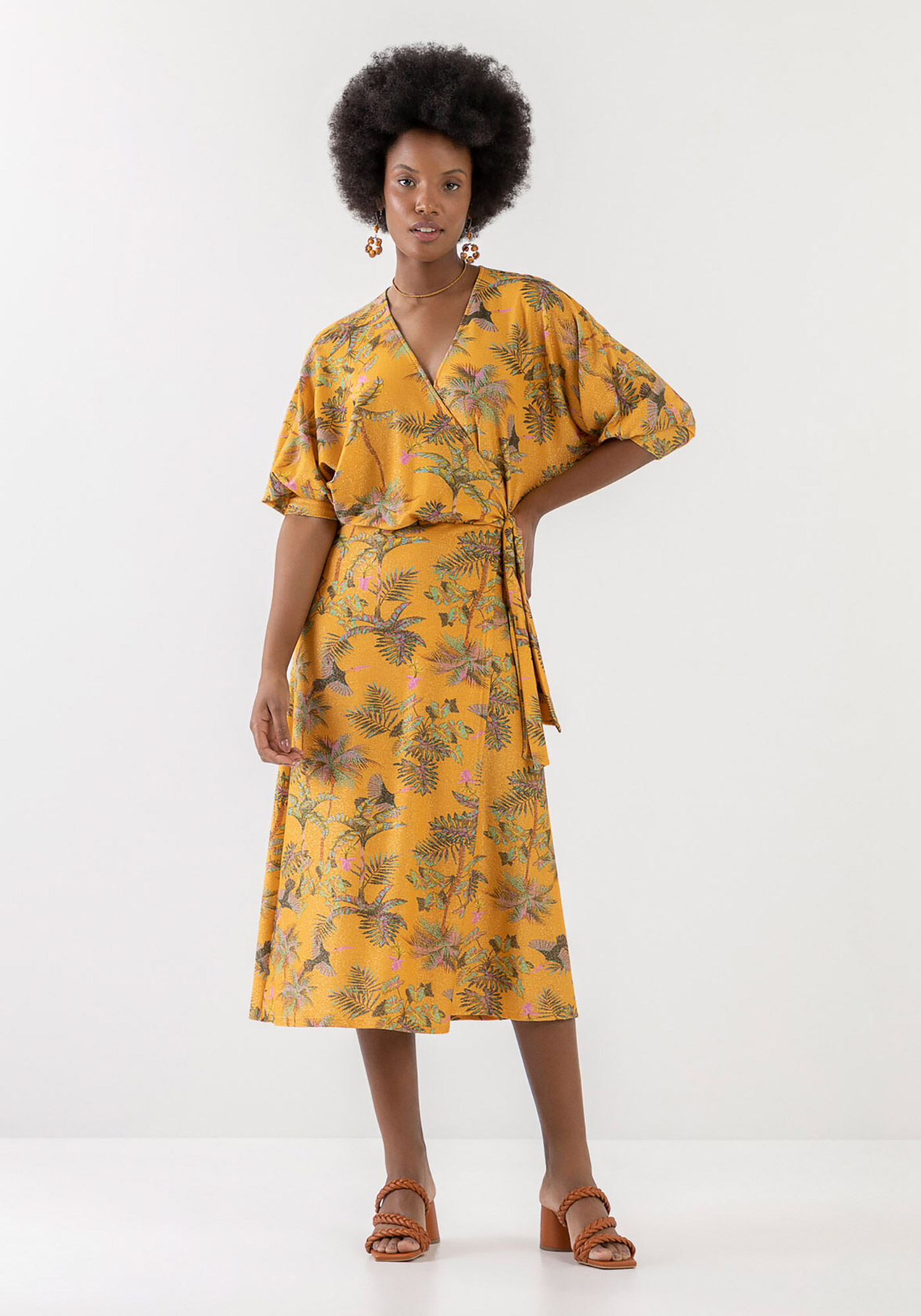 Vestido midi leve outlet