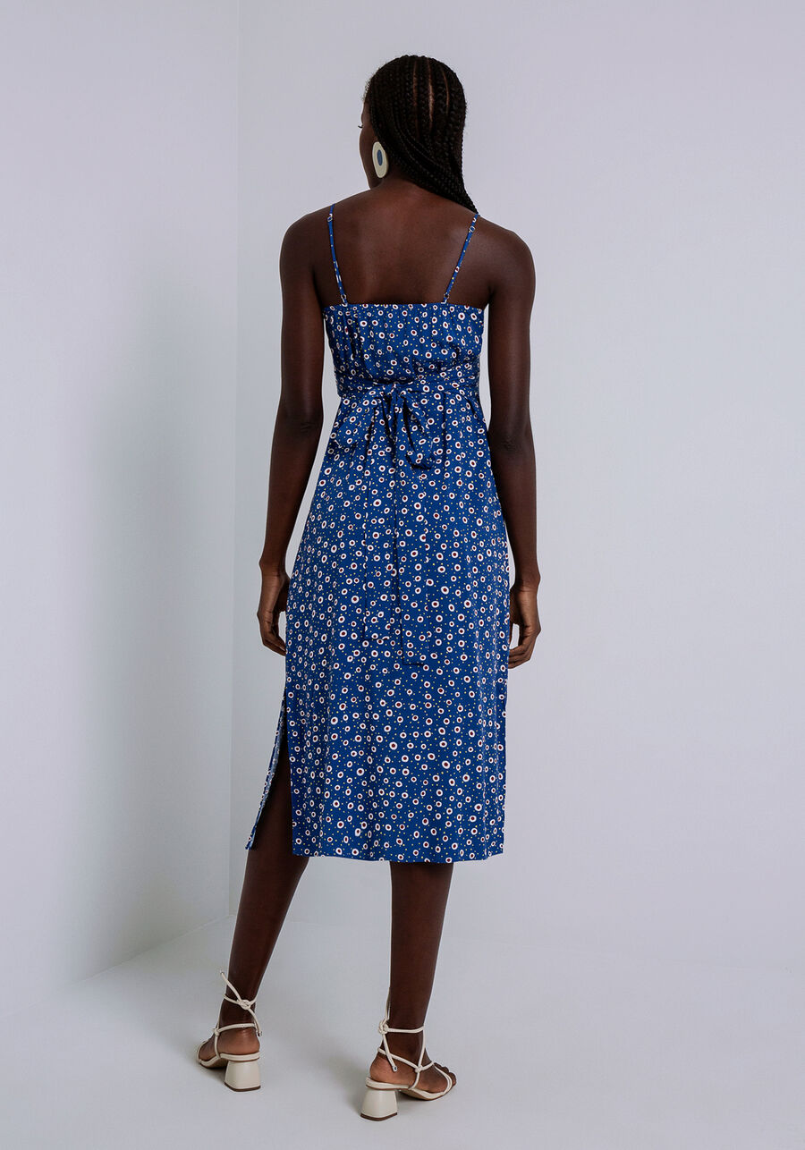 Vestido Midi em Viscose com Transpasse Busto, CAVALO MARINHO. Vestido Midi em Viscose com Transpasse Busto, CAVALO MARINHO, large.