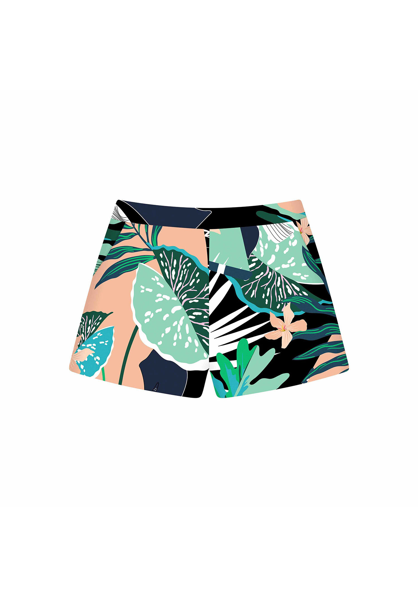 Shorts Cintura Alta Estampa Vivid, , large.