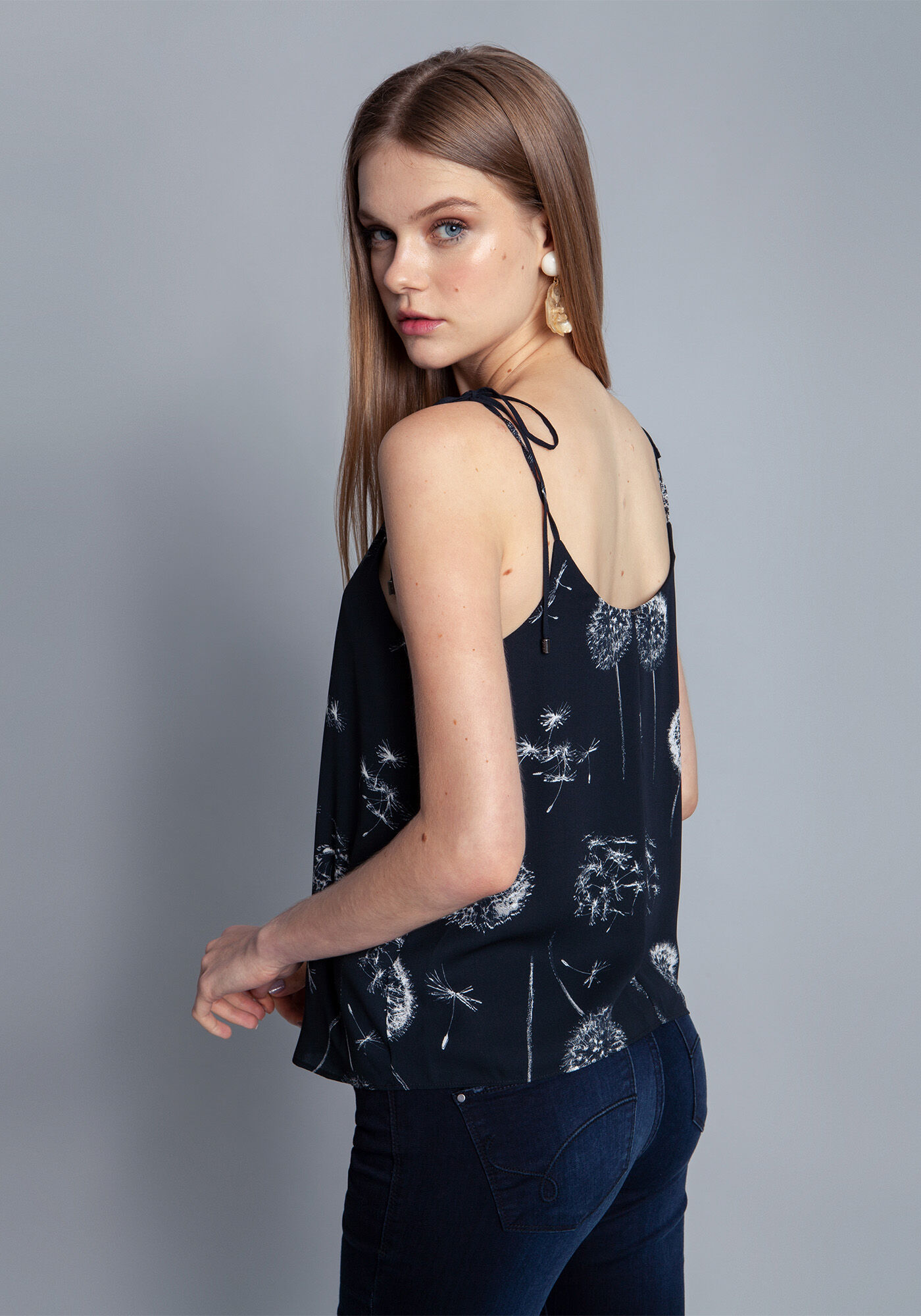 Blusa Tecido Crepe Chiffon, , large.