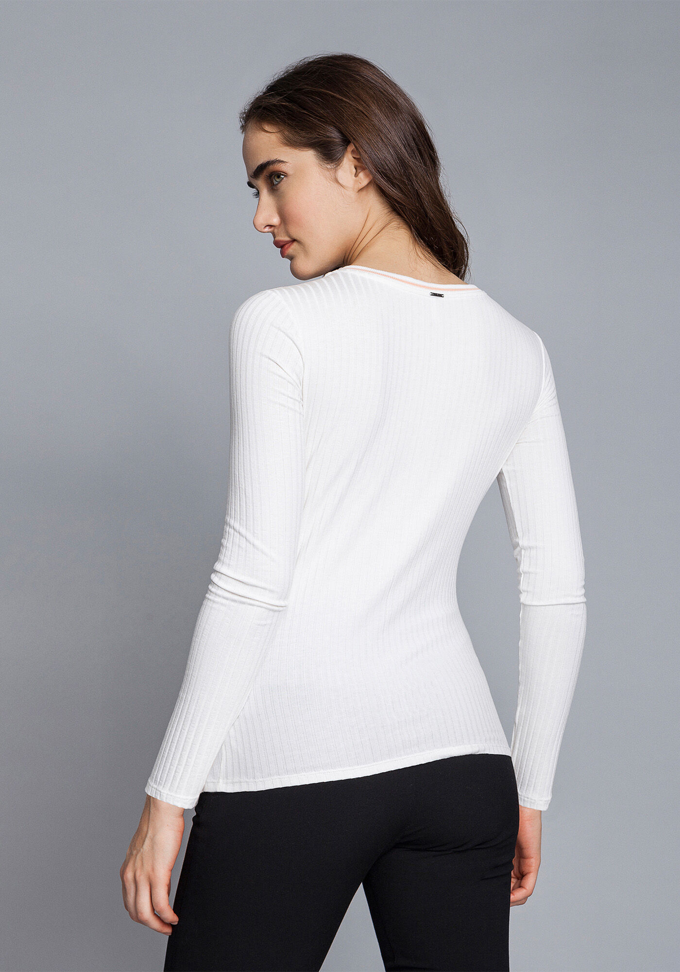 Blusa Manga Longa Retil&iacute;nea, , large.