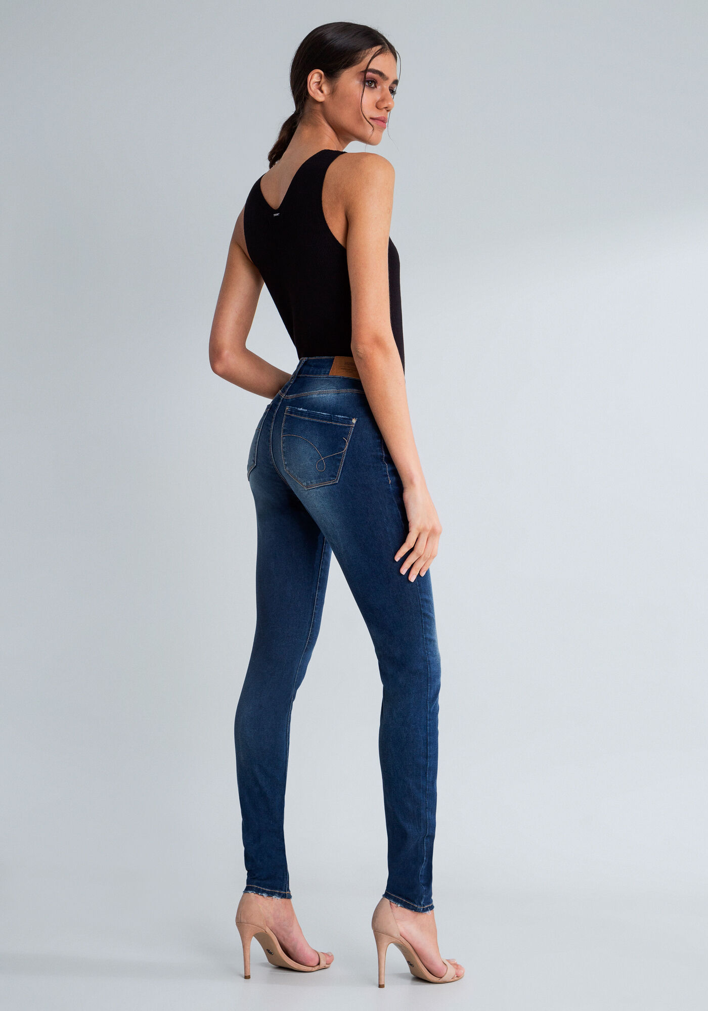 Cal&ccedil;a Jeans Skinny Cropped Bali Every Day, JEANS, large.