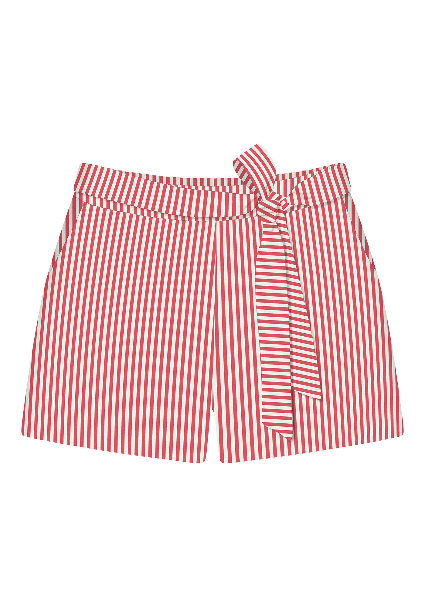 Shorts Listrado Amarra&ccedil;&atilde;o, , large.