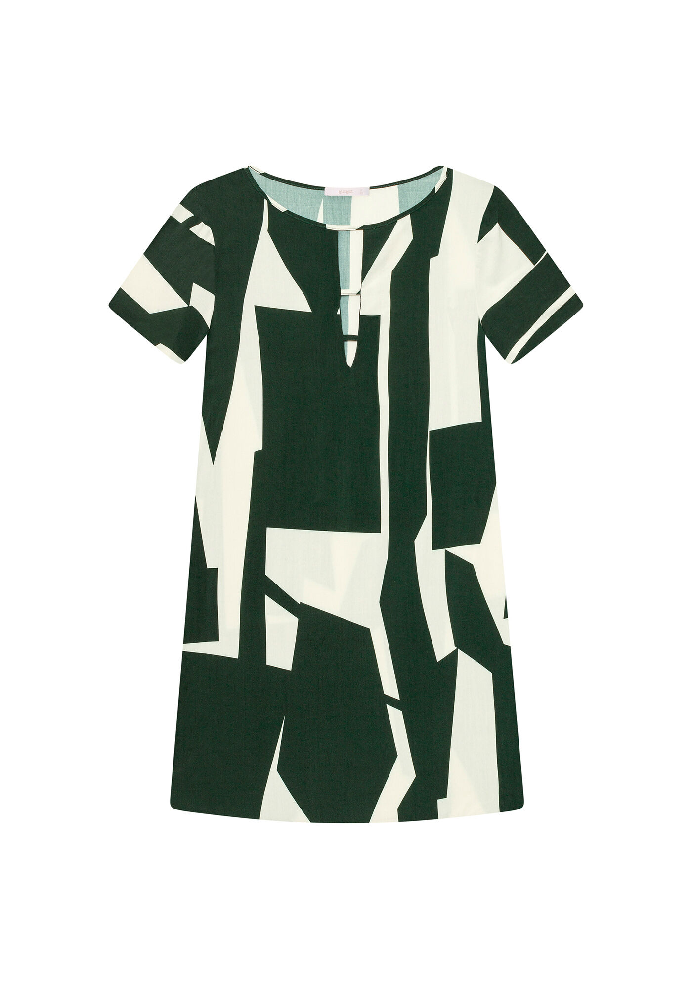 Vestido Reto Recorte Decote, , large.