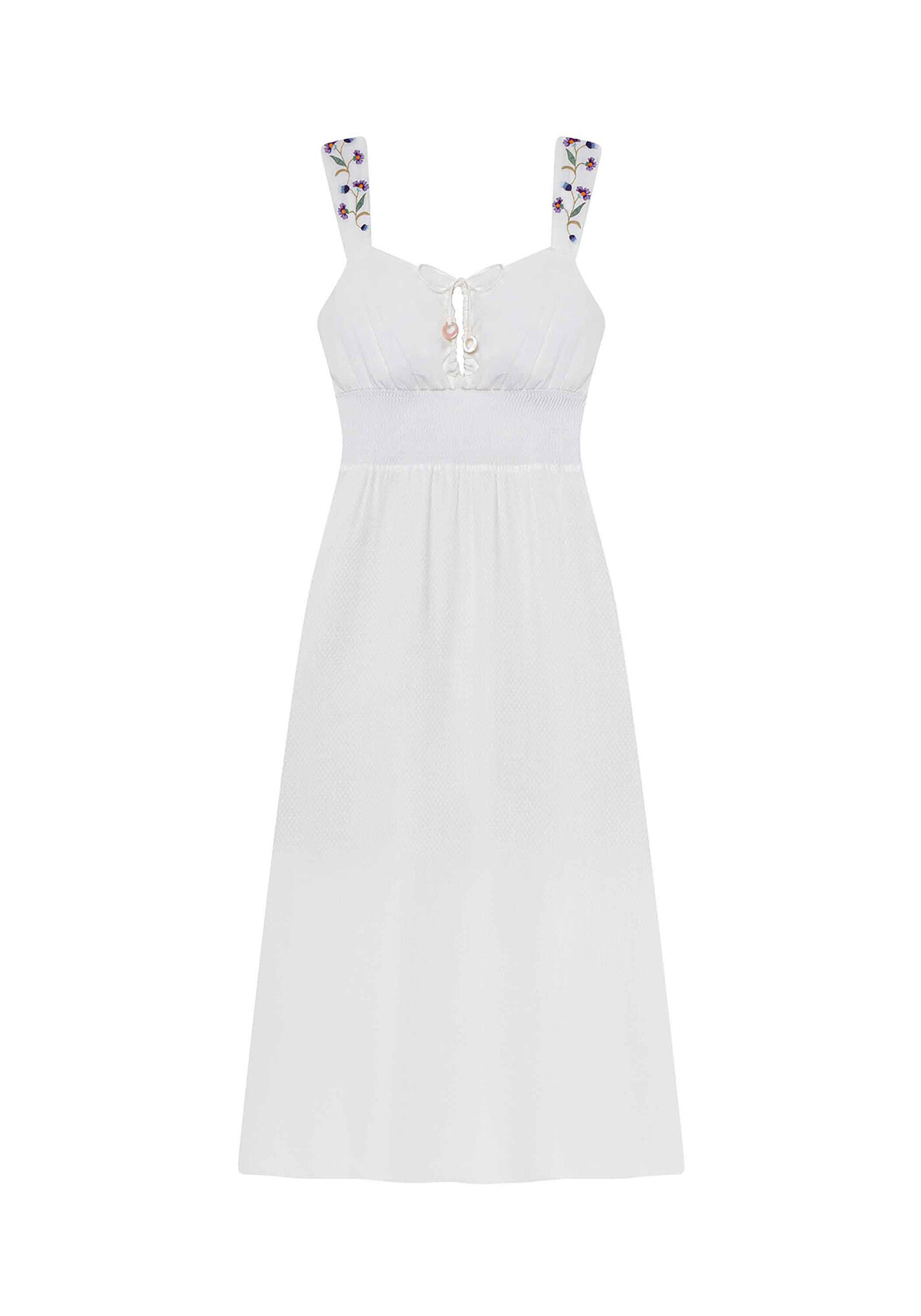 Vestido Tecido Rayon Stars Midi, , large.