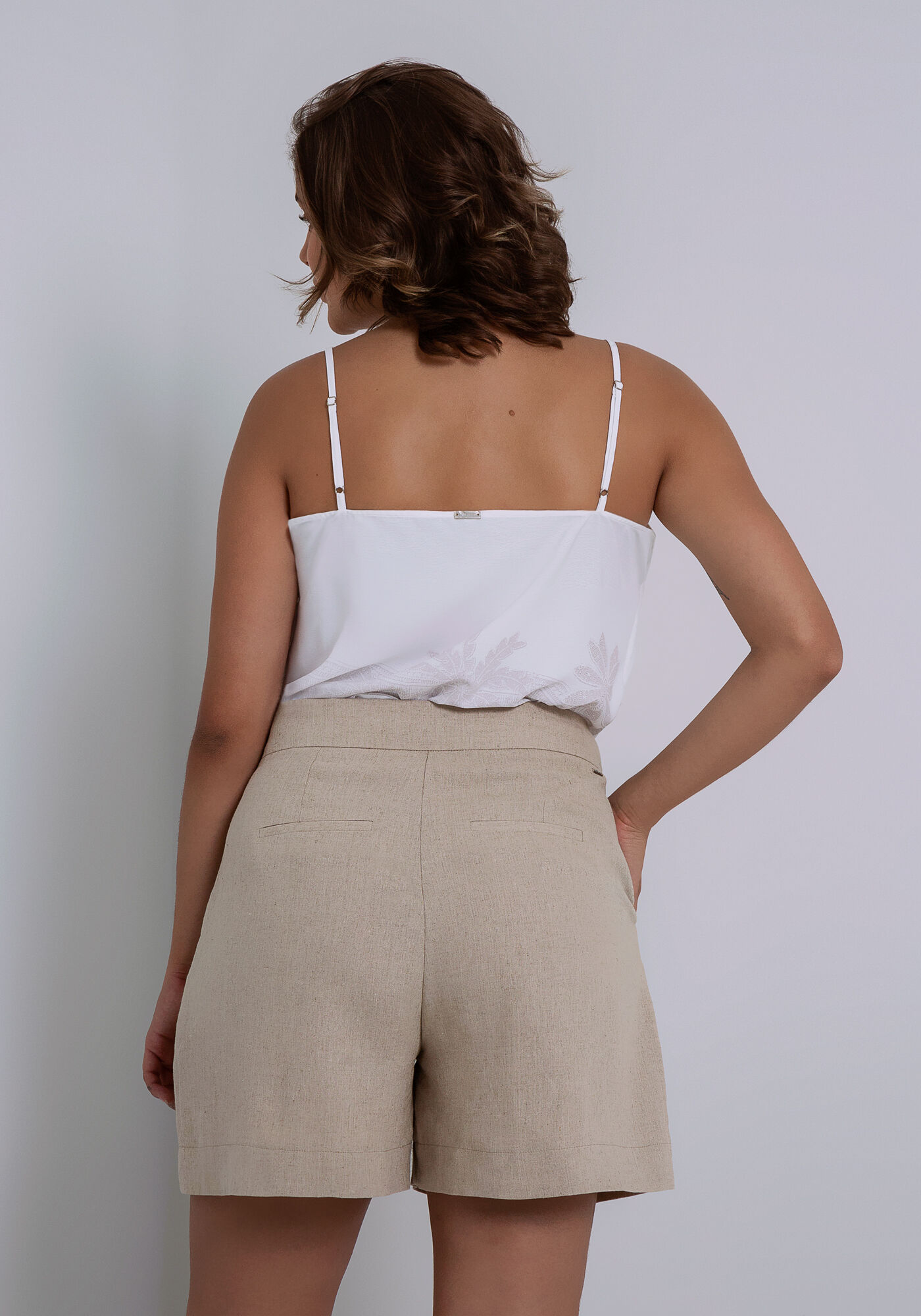 Short solto cheap cintura alta