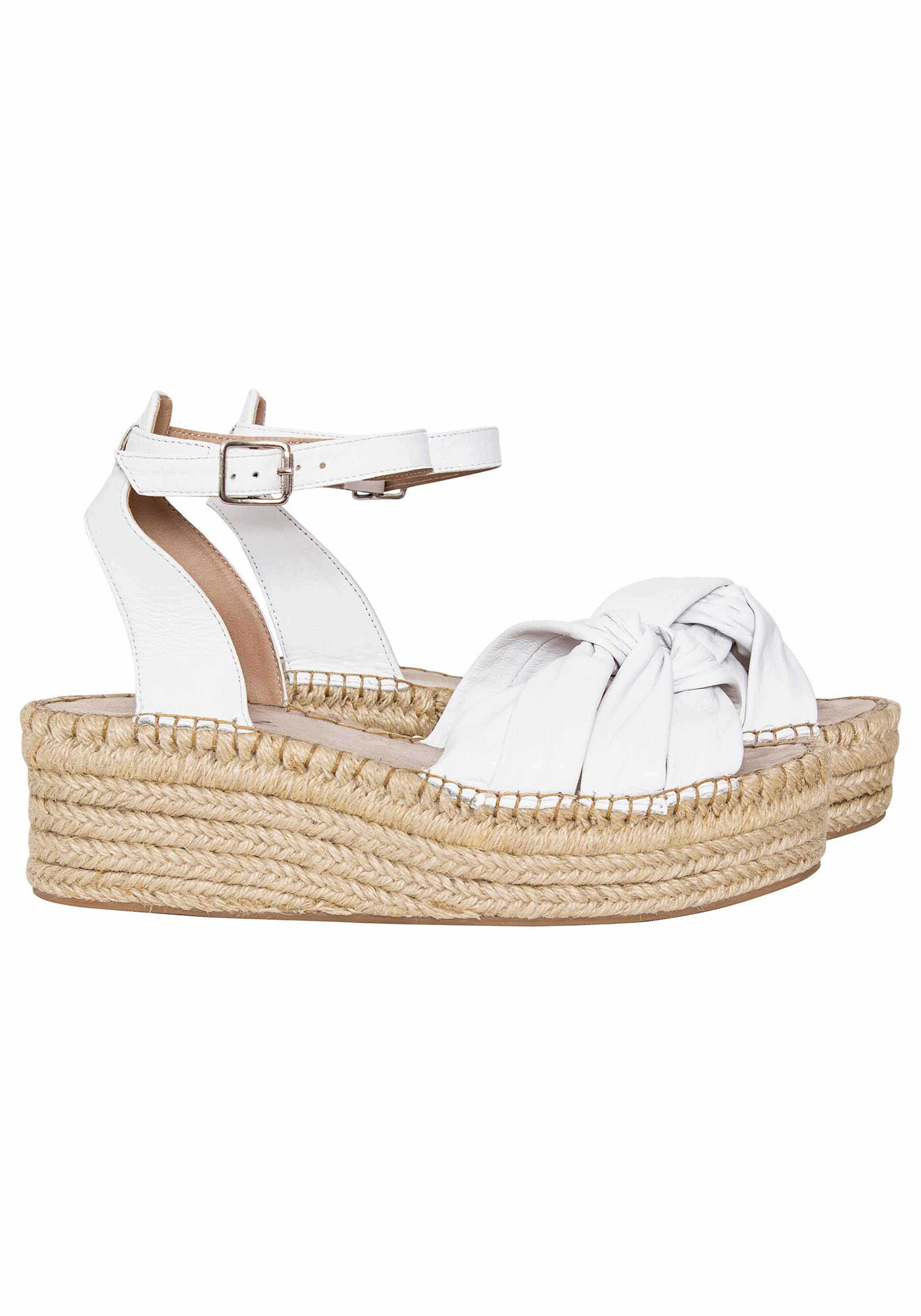 Sandalia top plataforma branco