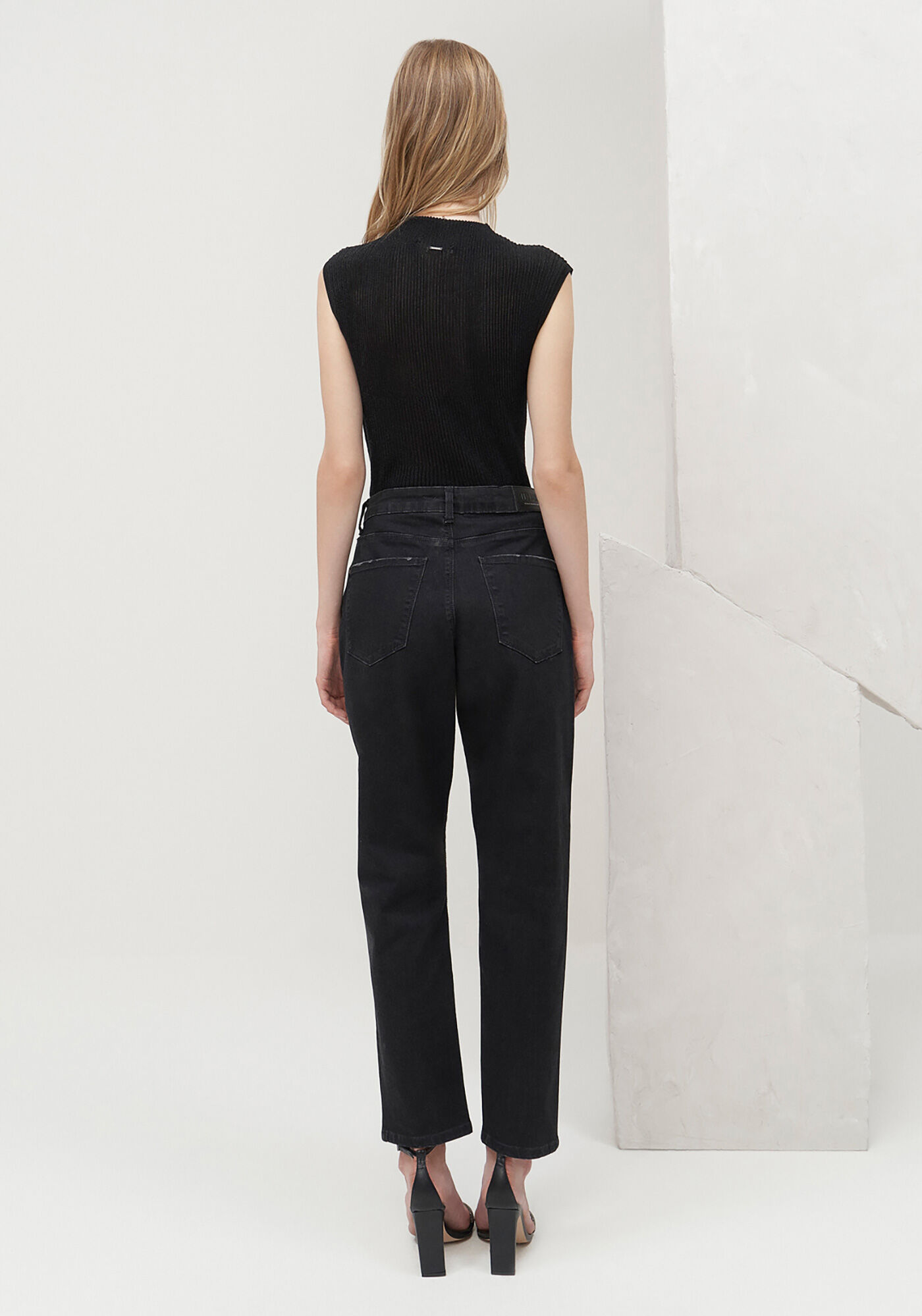 Regata em Tric&ocirc; Lurex com Gola, , large.