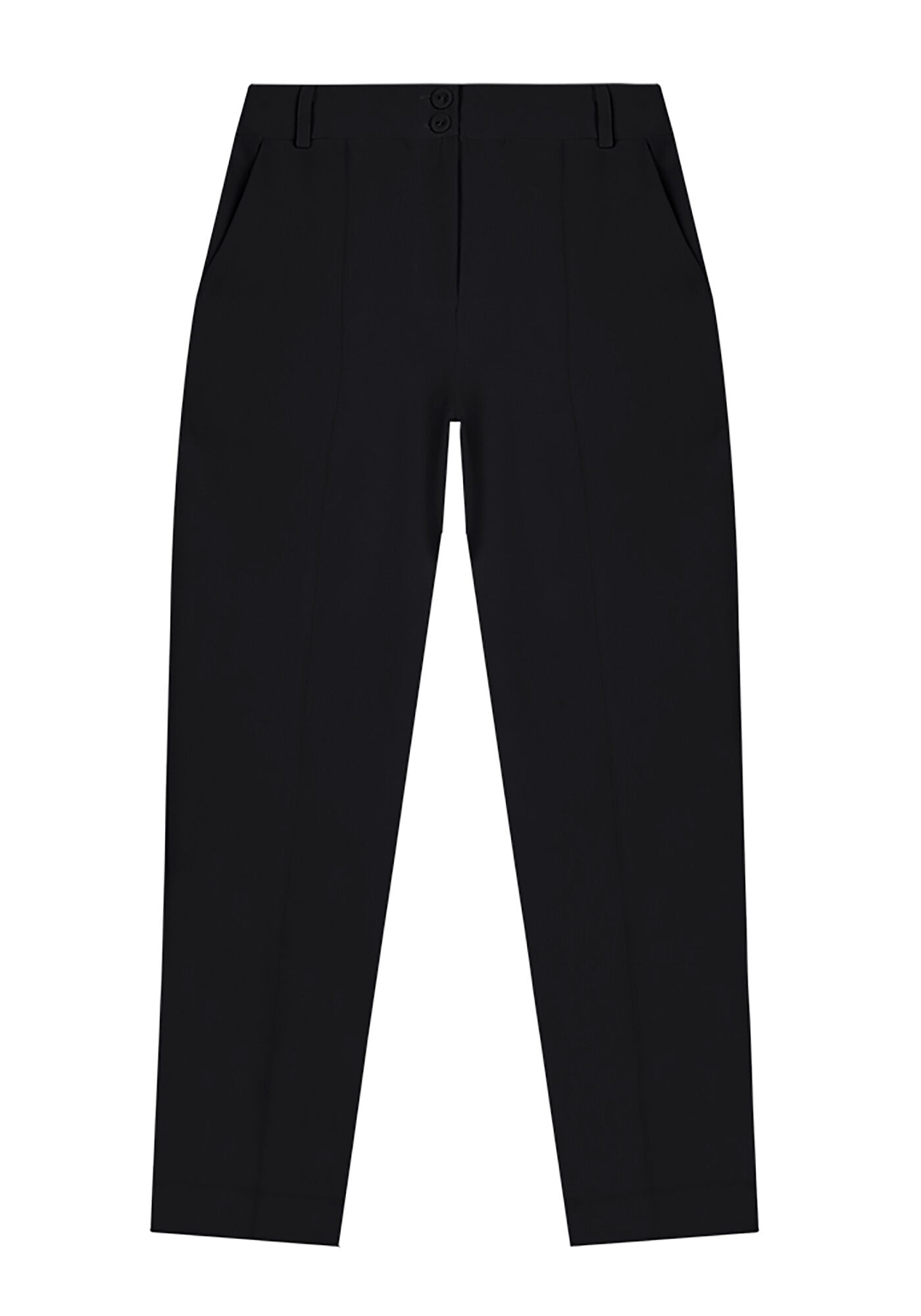 Cal&ccedil;a Reta Alfaiataria com Cintura Alta, , large.